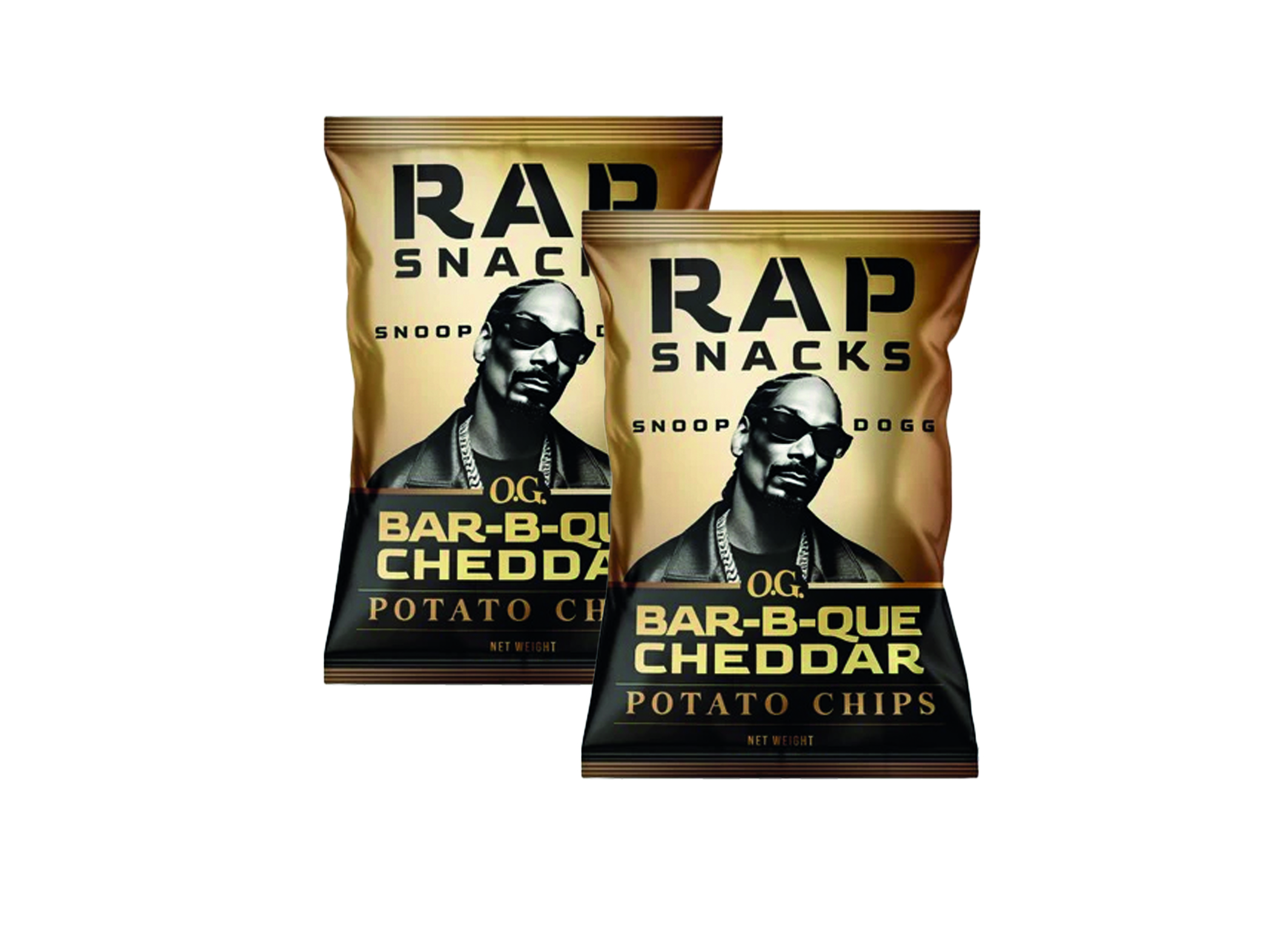 (Bild für) Rap Snacks Snoop Dogg O.G. Bar-B-Que Cheddar 71g 12