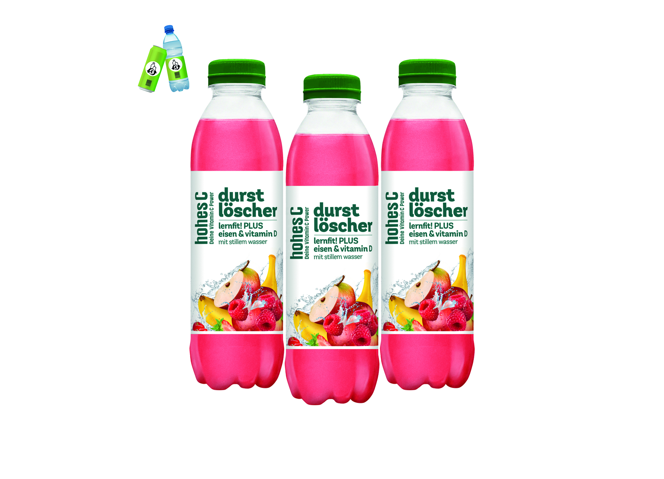 (Bild für) Hohes C Durstlöscher Lernfit 0,5L PET EWP 12