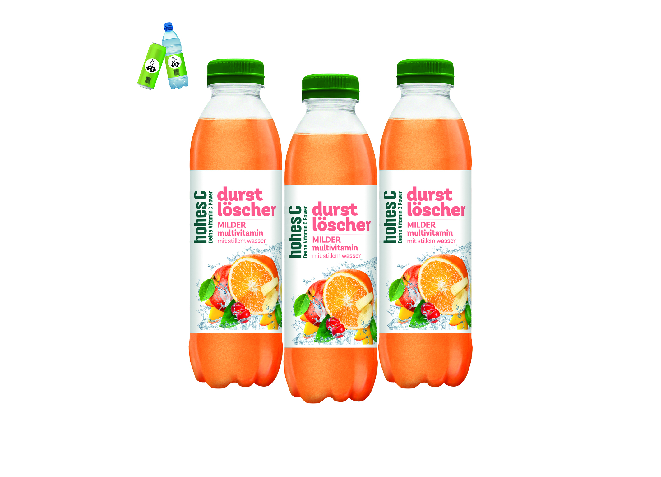 (Bild für) Hohes C Durstlöscher Multivitamin 0,5L PET EWP 12