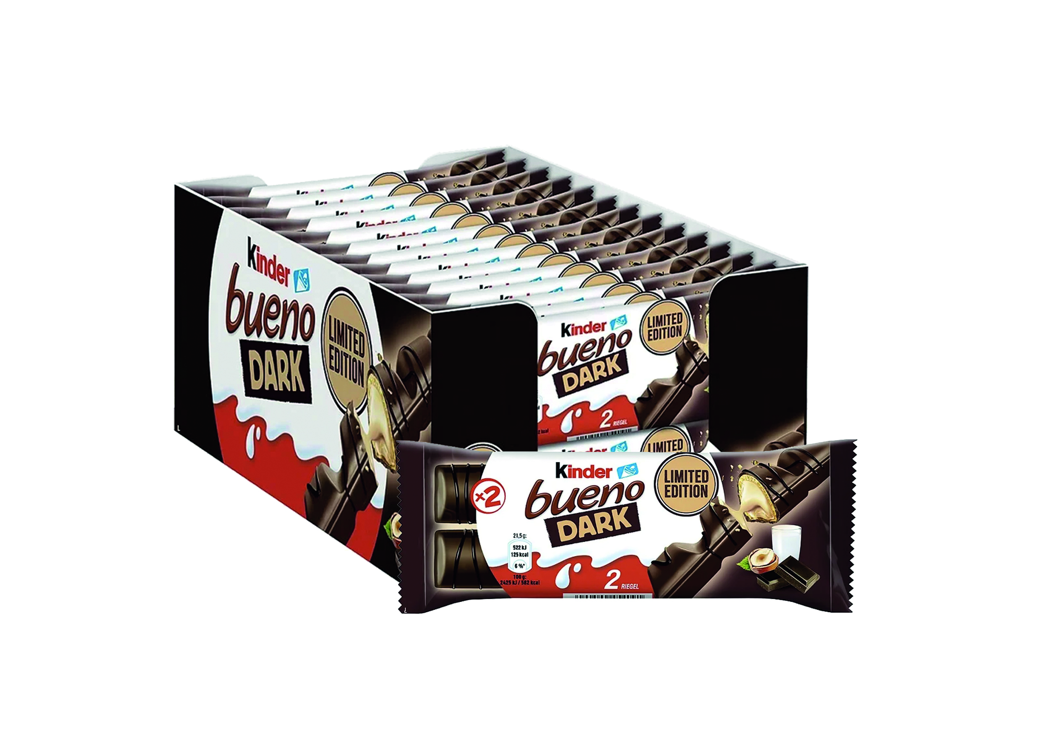 (Bild für) Ferrero Kinder Bueno Dark 43g 30