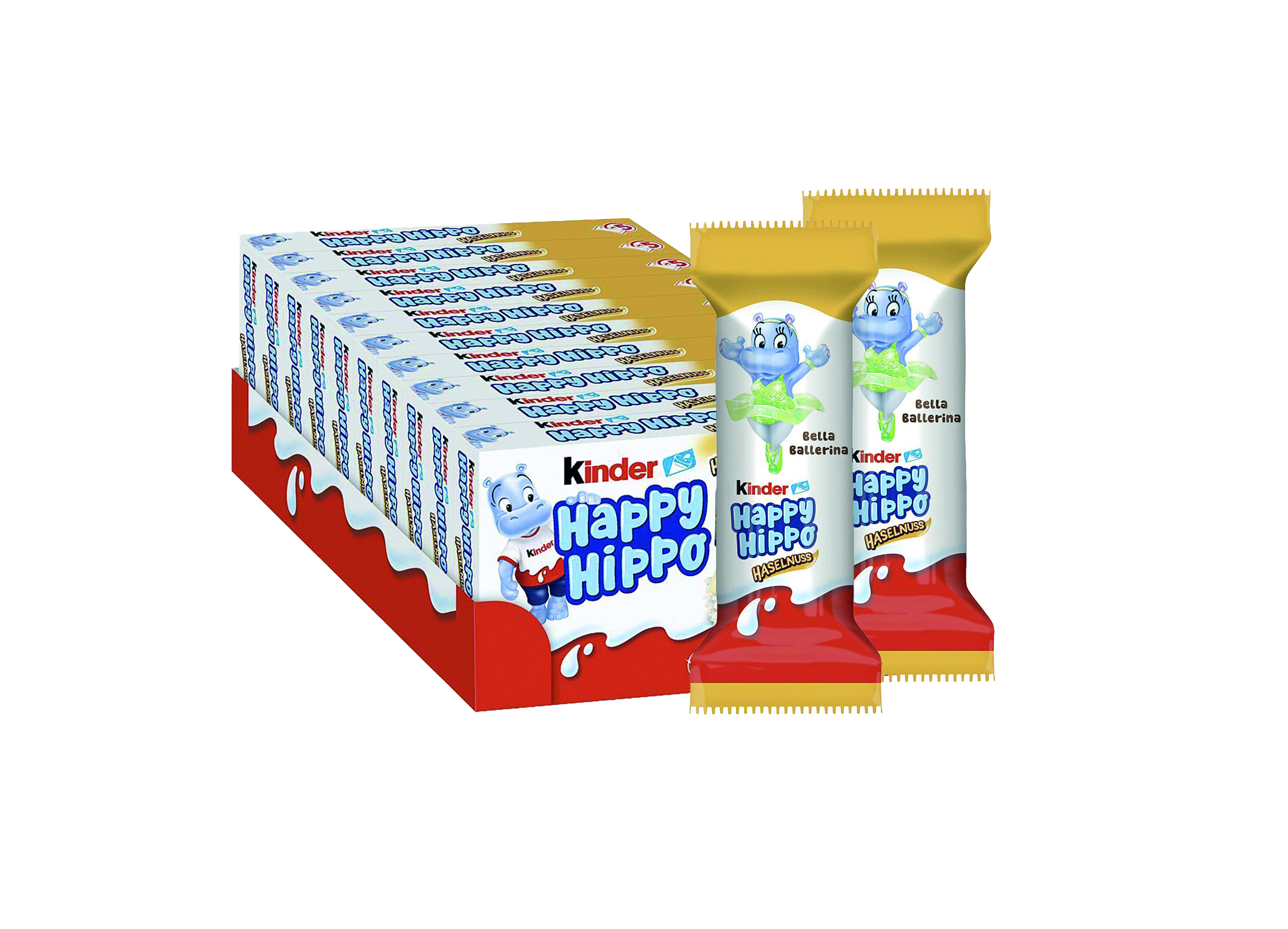 (Bild für) Ferrero Kinder Happy Hippo Haselnuss 5er 103,5g 10