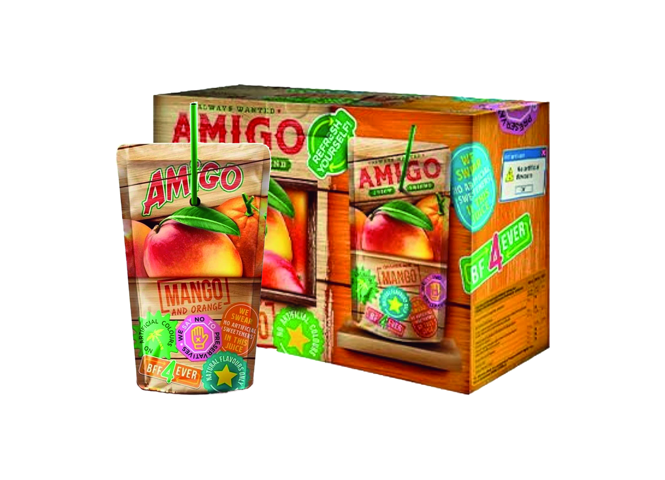 (Bild für) Amigo Orange & Mango 0,2L 8