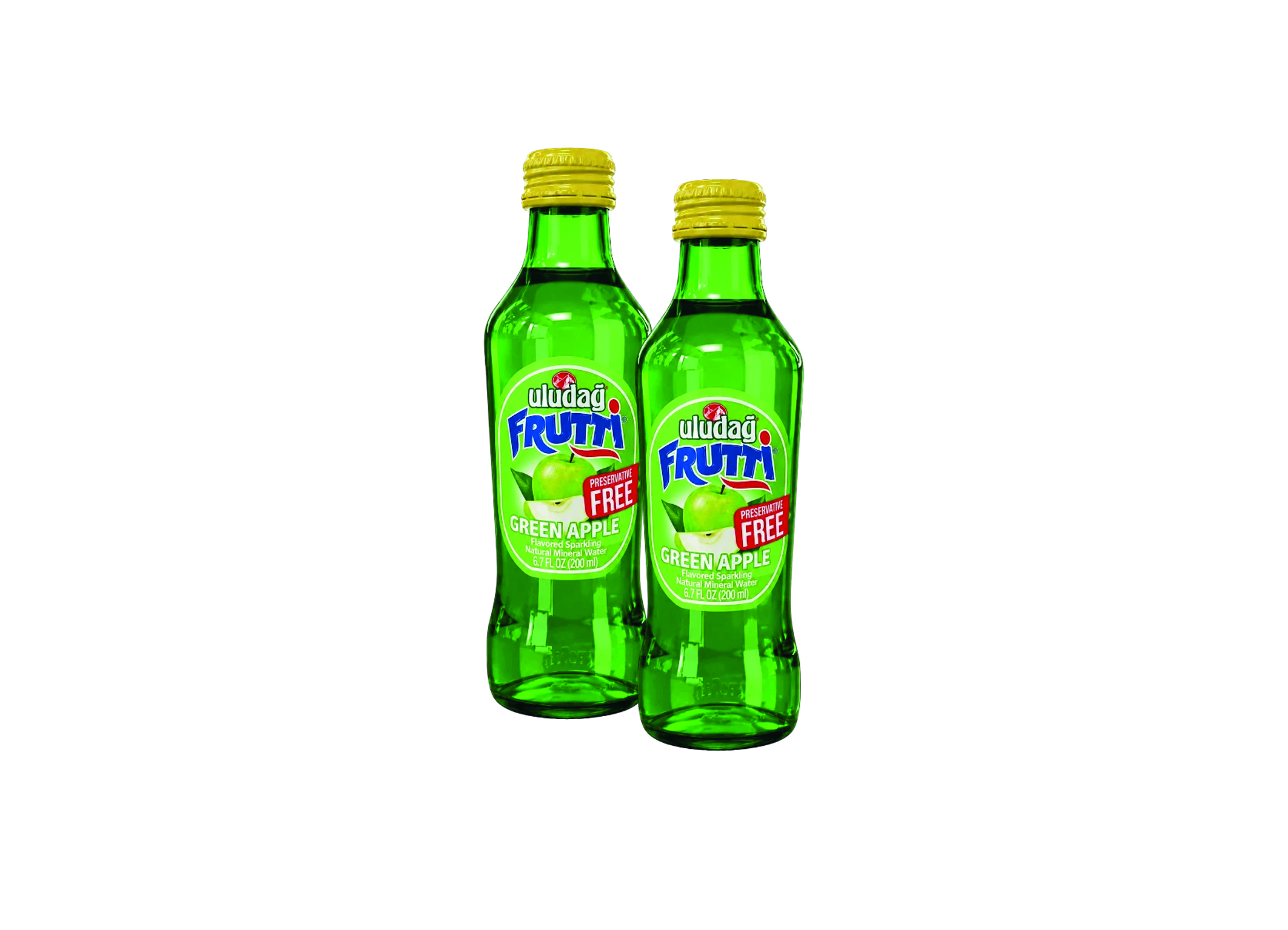 (Bild für) Uludag Frutti Grüner Apfel 0,2L FL EW 24