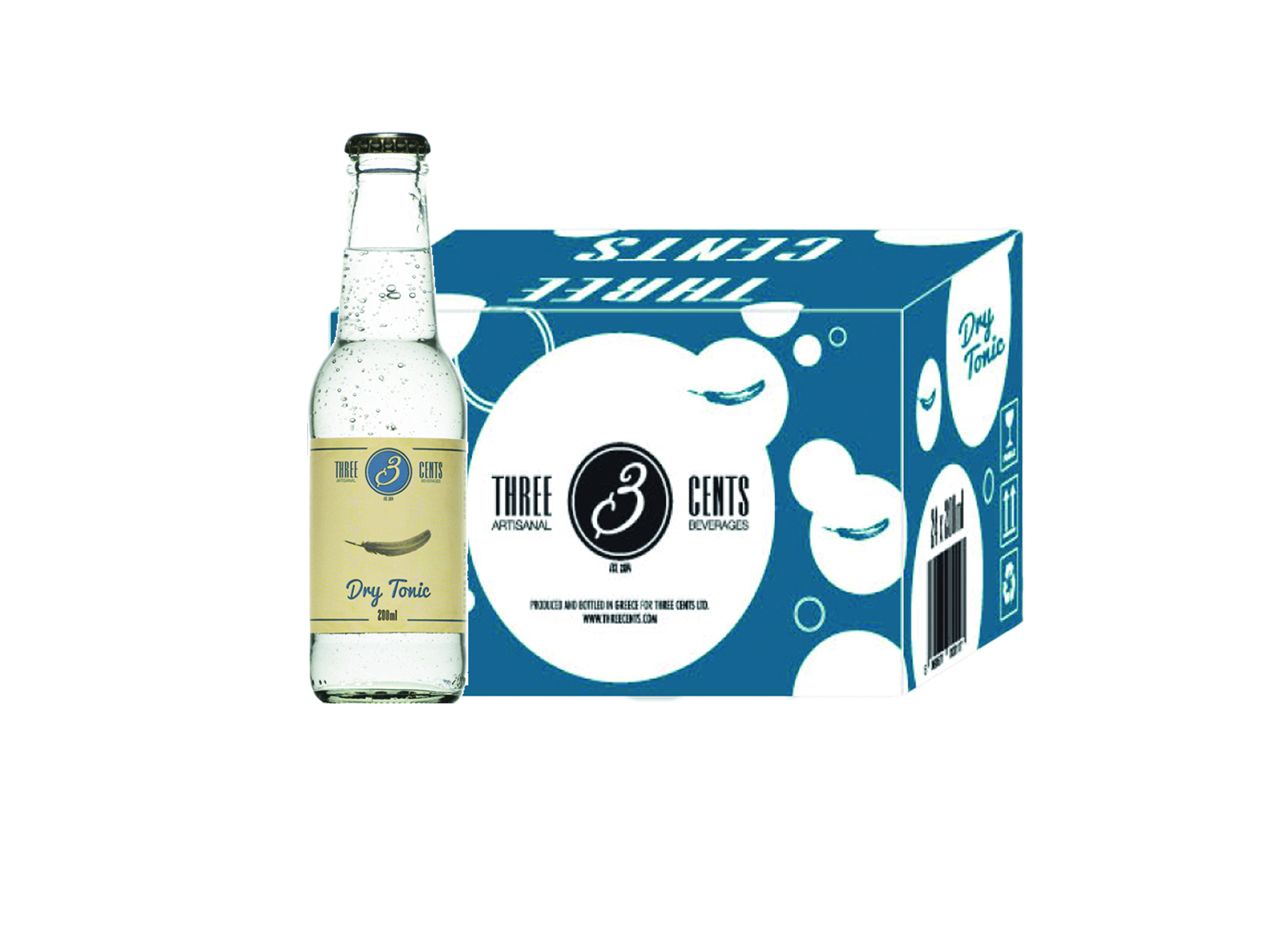(Bild für) Three Cents Dry Tonic 0,2L FL EW 24