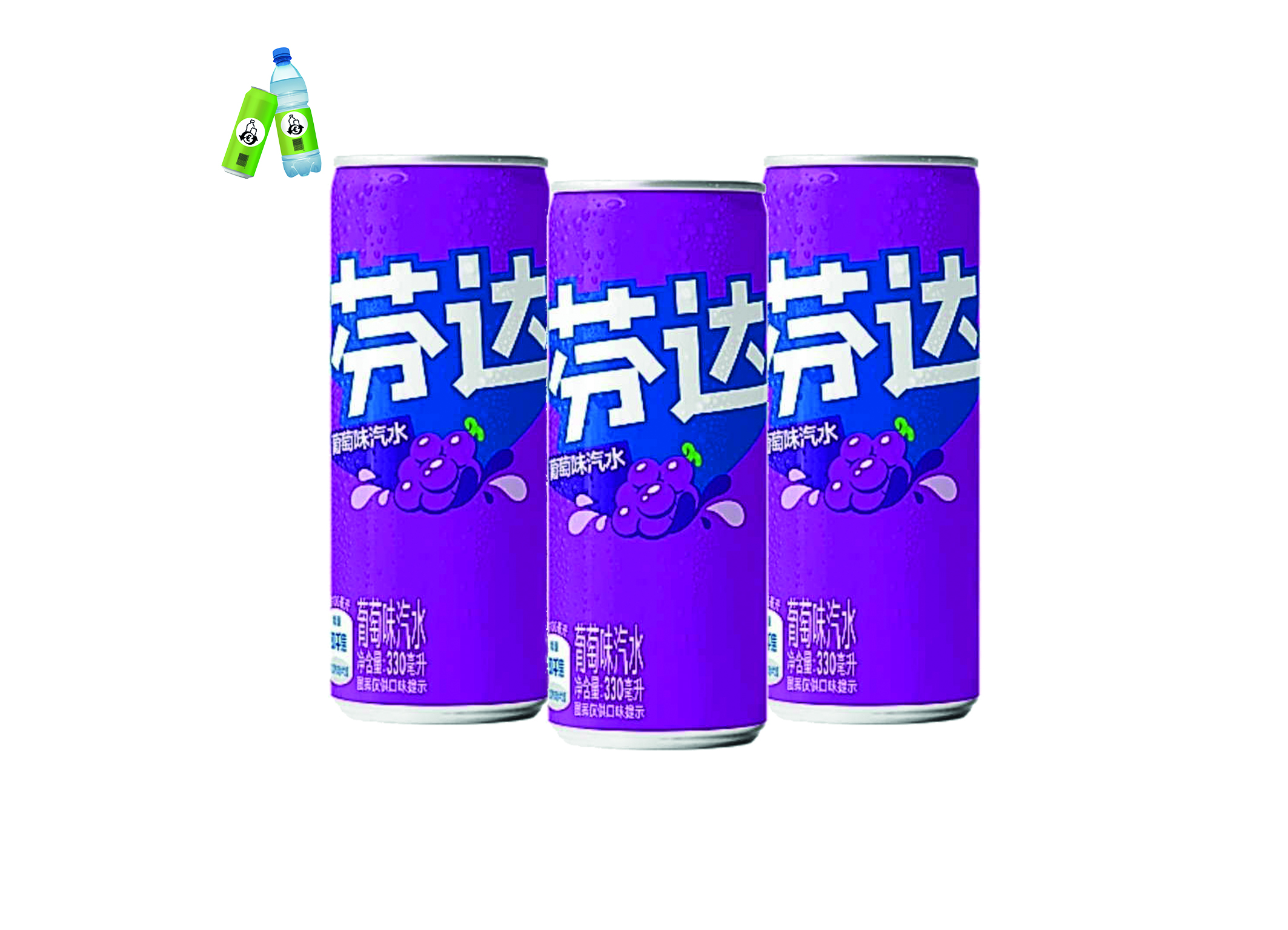 (Bild für) Fanta Grape China 0,33L DS EWP 12