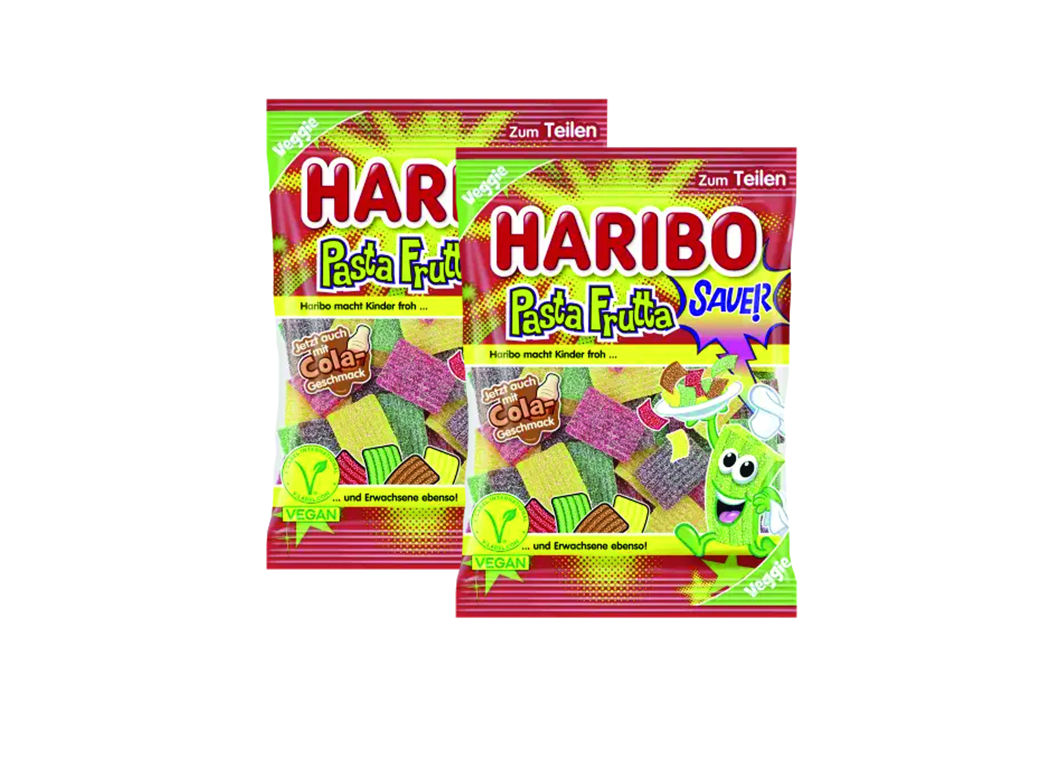(Bild für) Haribo Pasta Frutta sauer vegan 160g 16