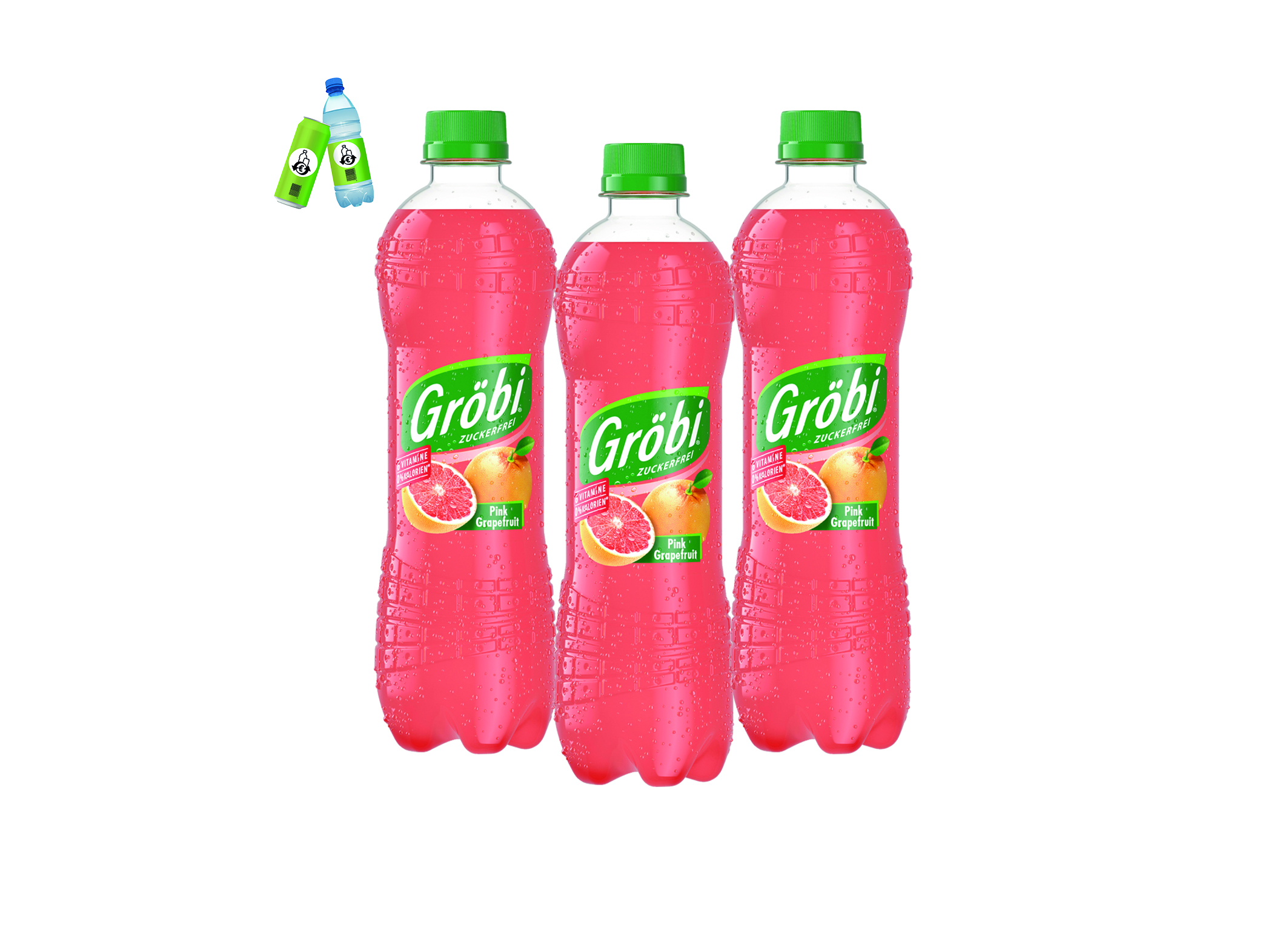 (Bild für) Gröbi Pink Grapefruit 0,5L PET EWP 12