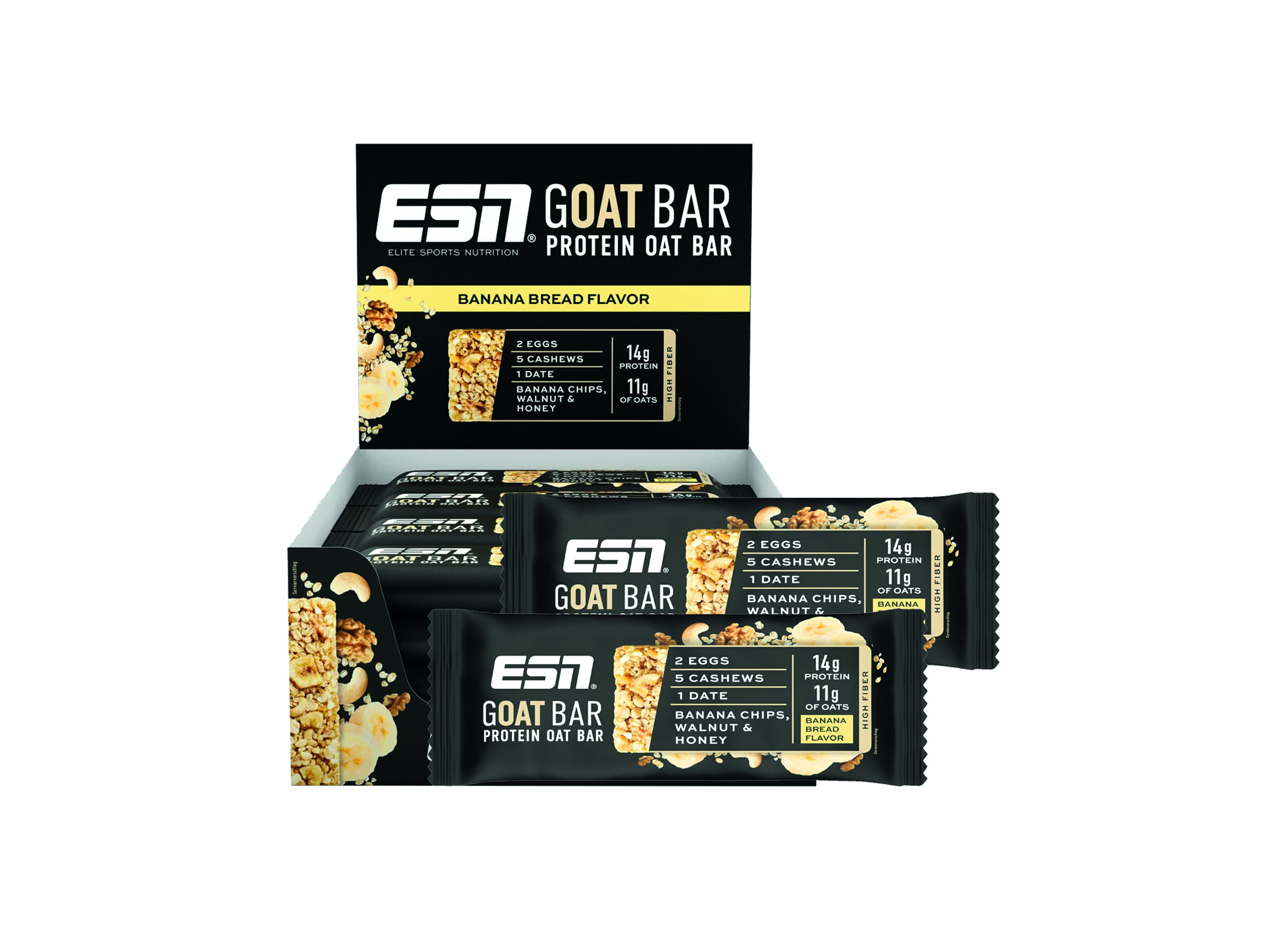 (Bild für) ESN Goat Bar Banana Bread 55g 12
