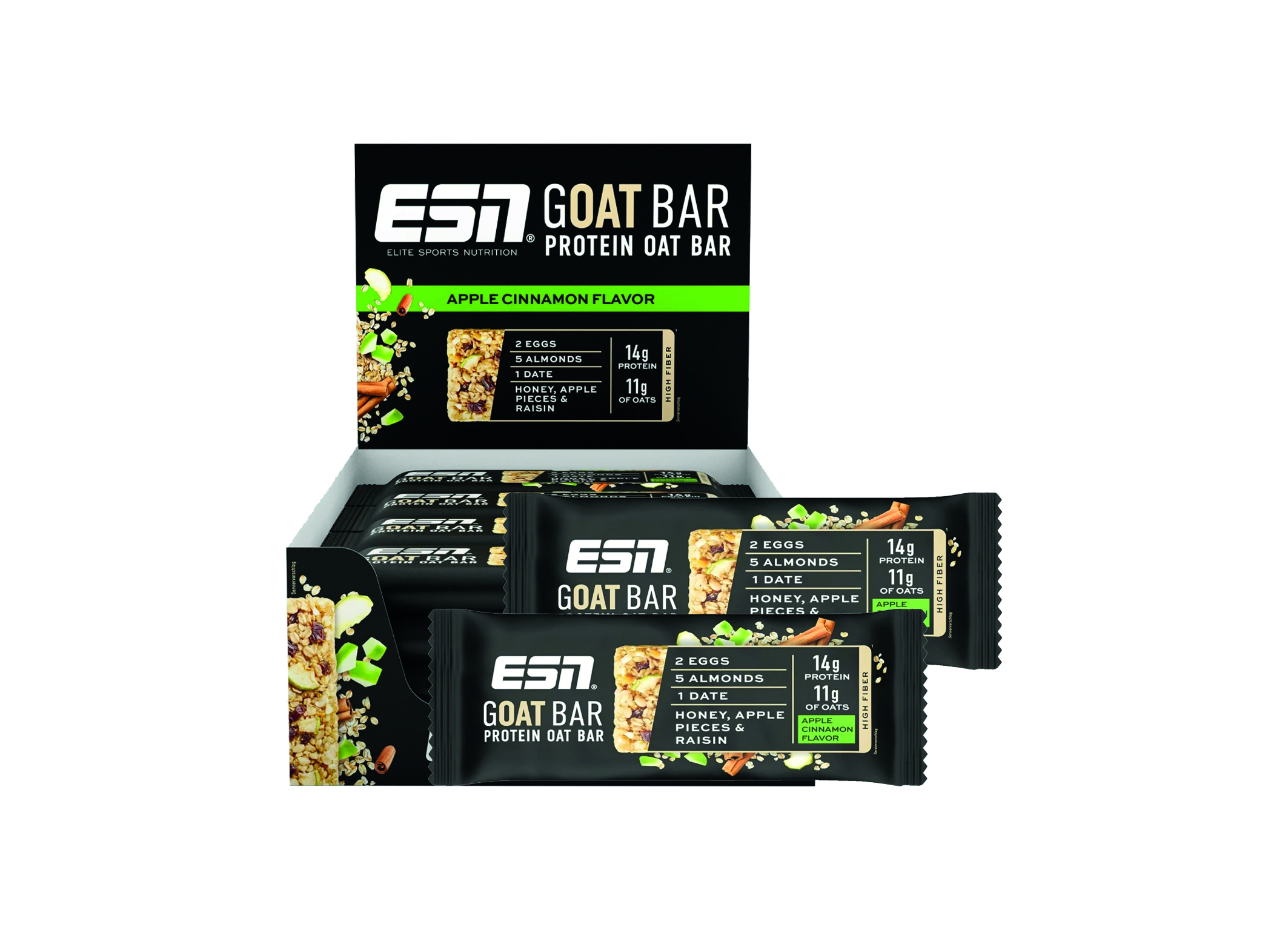 (Bild für) ESN Goat Bar Apple Cinnamon 55g 12