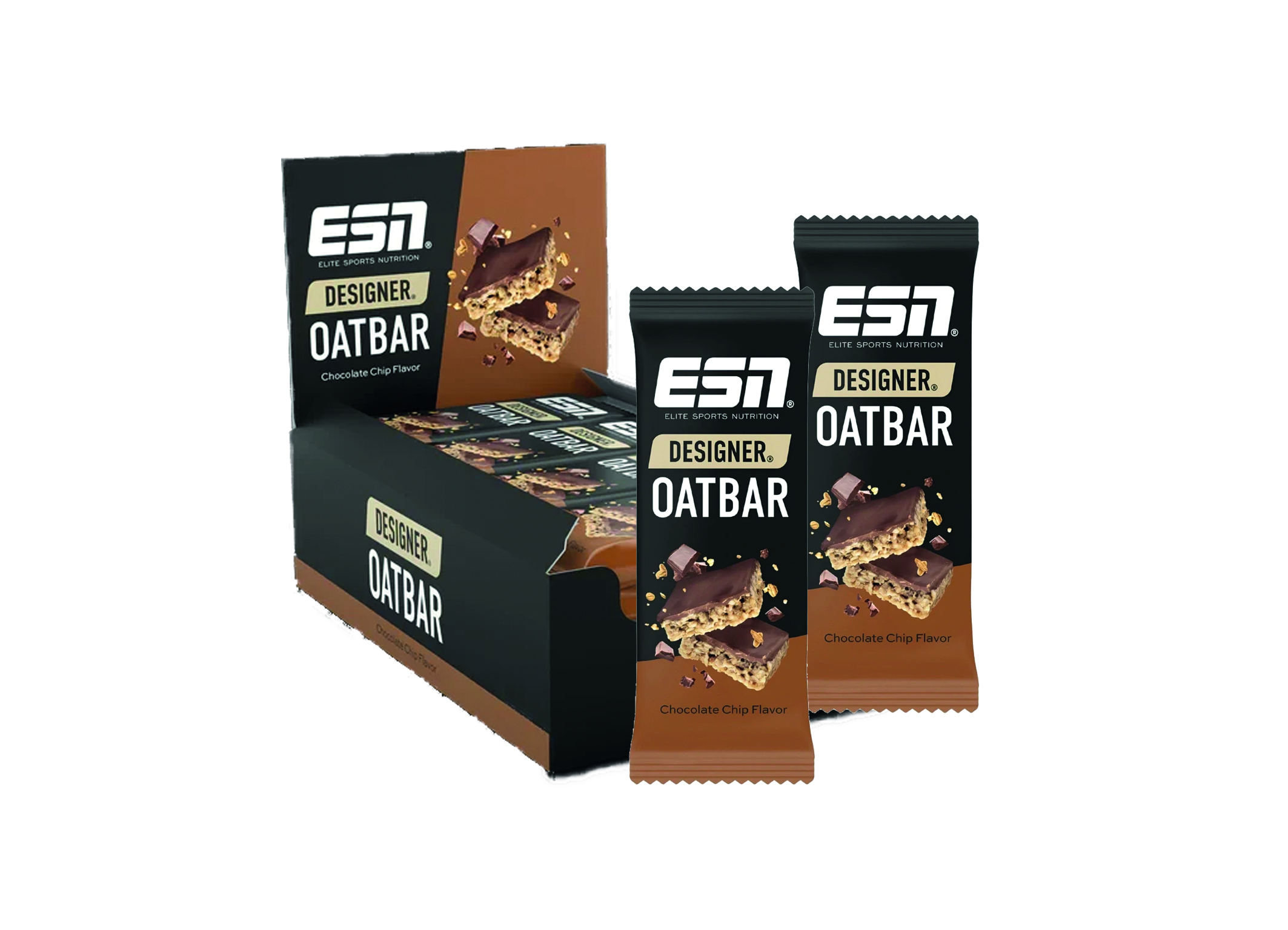 (Bild für) ESN Oat Bar Chocolate Chip 100g 12