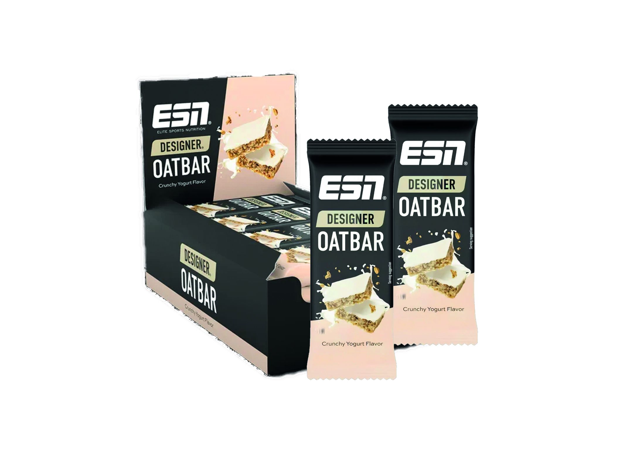 (Bild für) ESN Oat Bar Crunchy Yogurt 100g 12