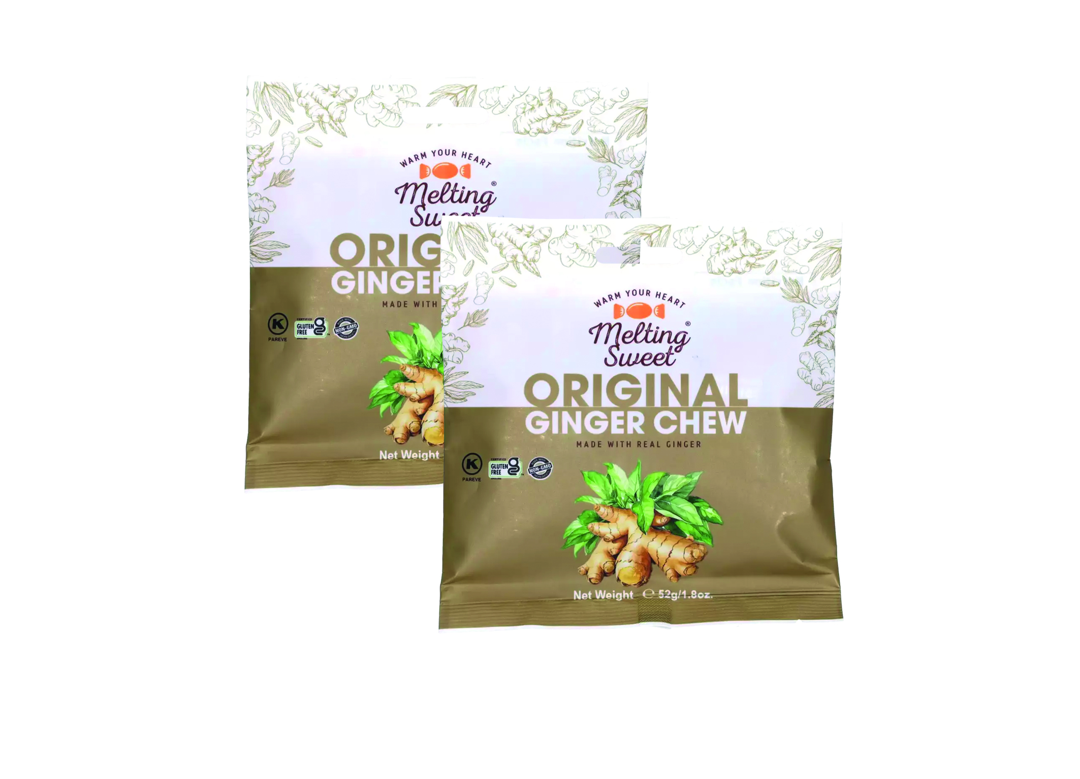 (Bild für) Melting Sweet Ginger Chew Original 52g 40