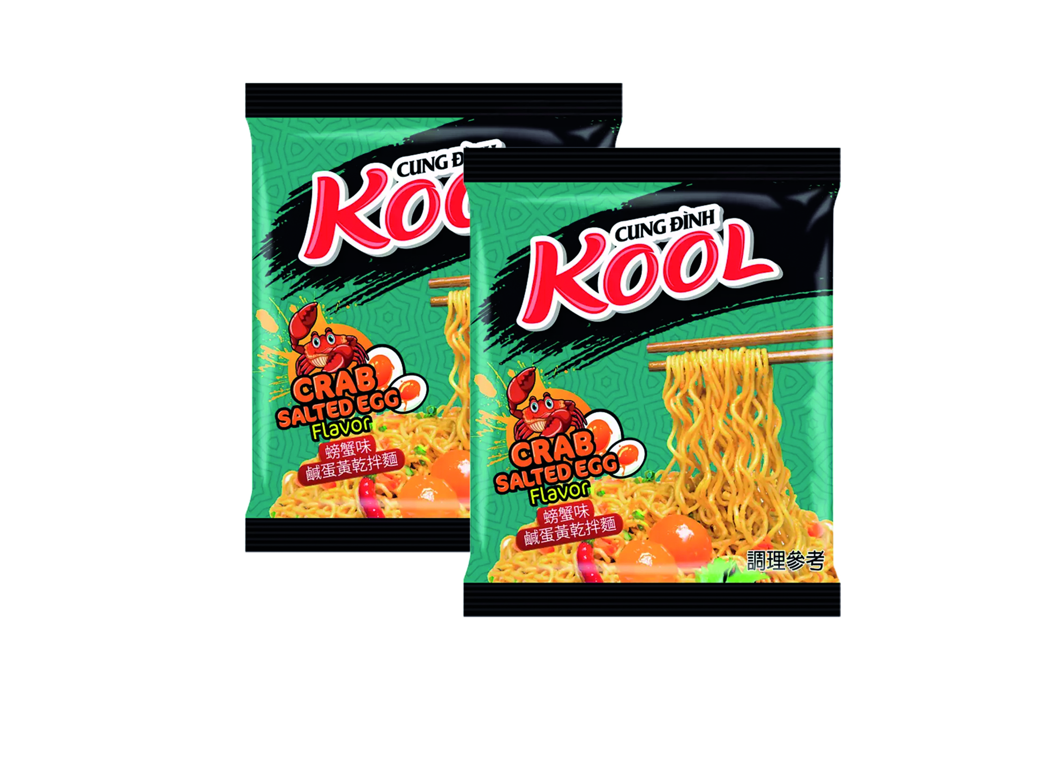 (Bild für) Cung Dinh Kool Brand Crab Salted Egg 92g 48