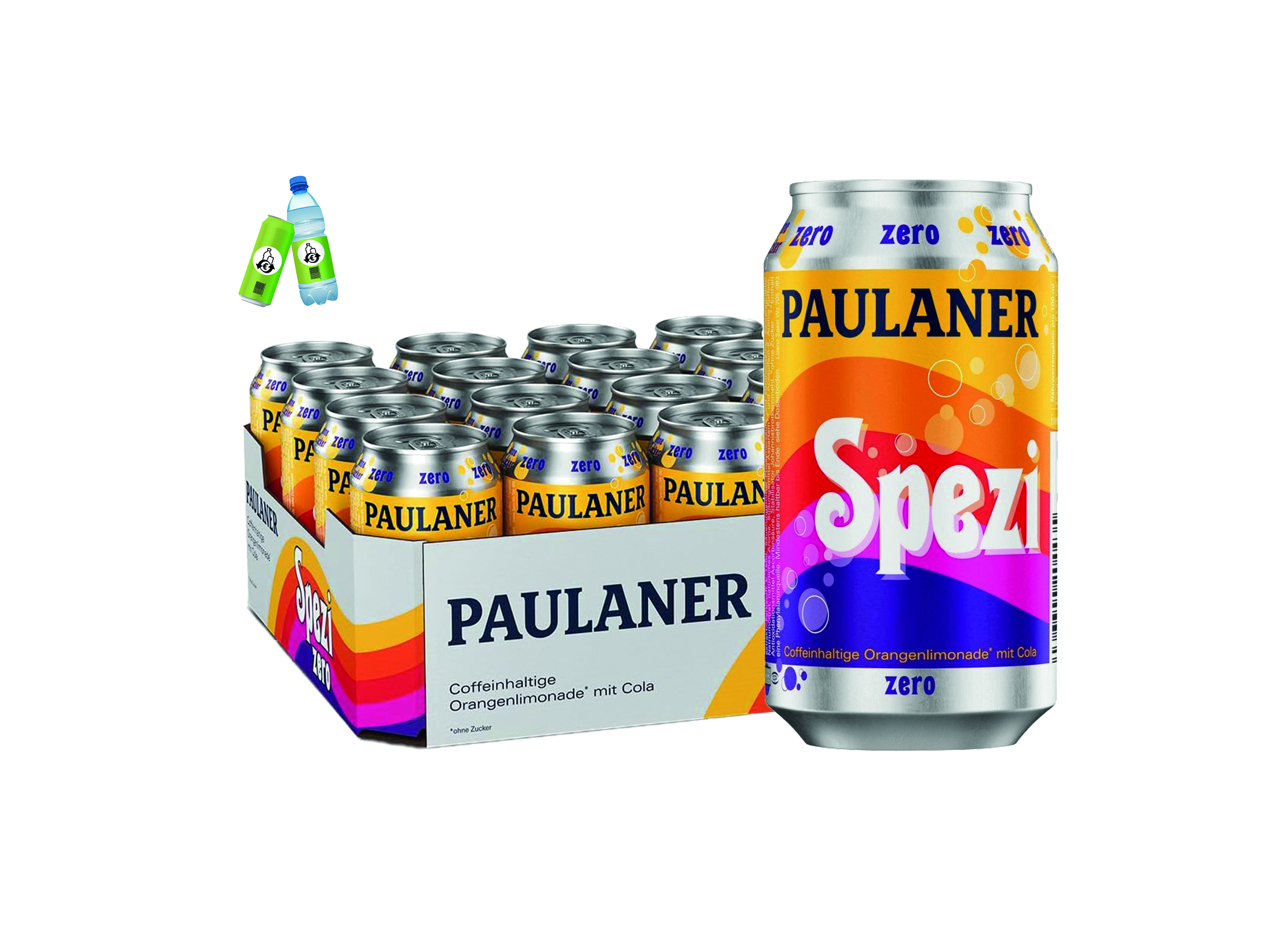 (Bild für) Paulaner Spezi Zero 0,33L DS EWP 24