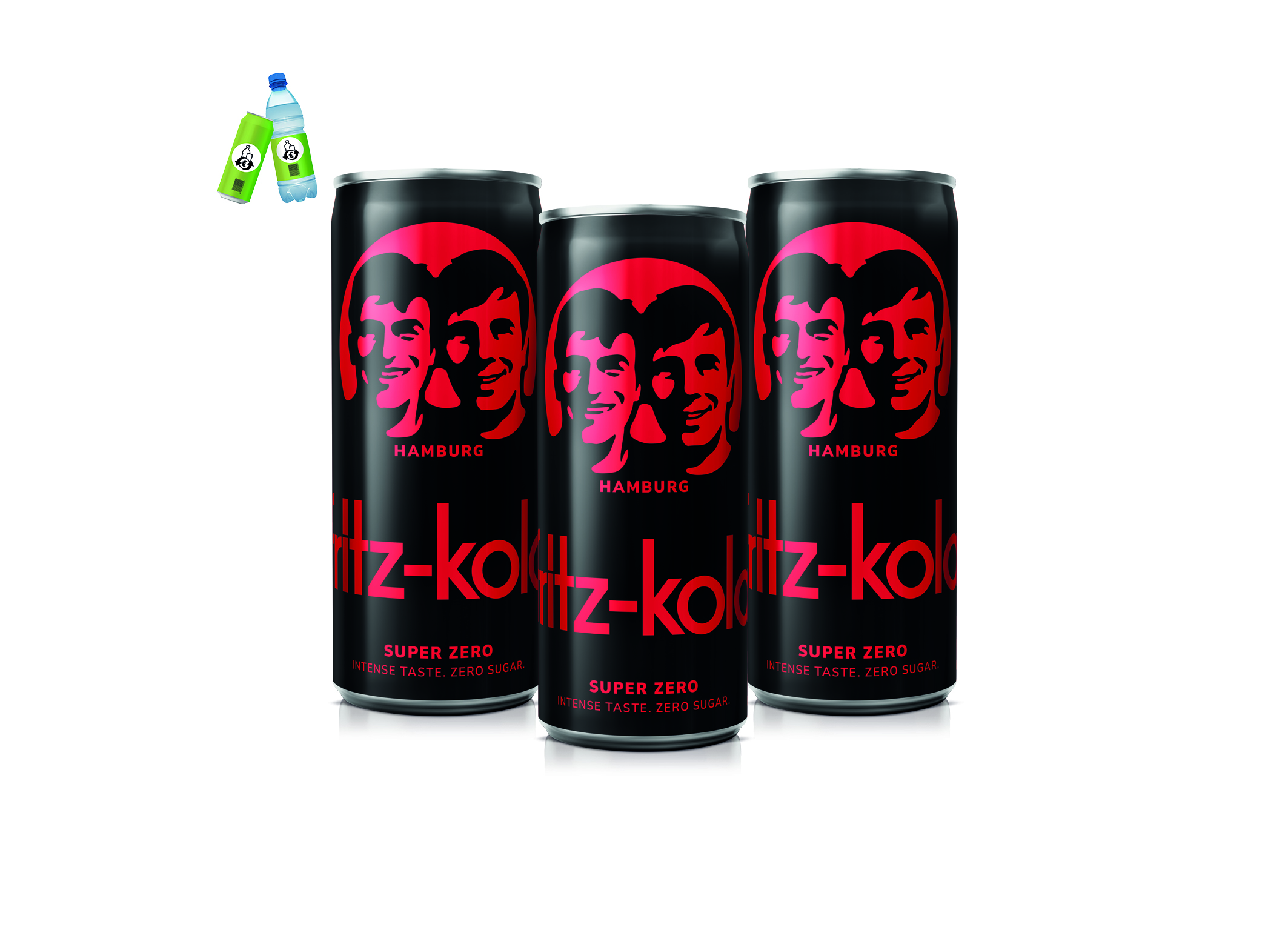(Bild für) Fritz-kola Super Zero 0,33L DS EWP 24