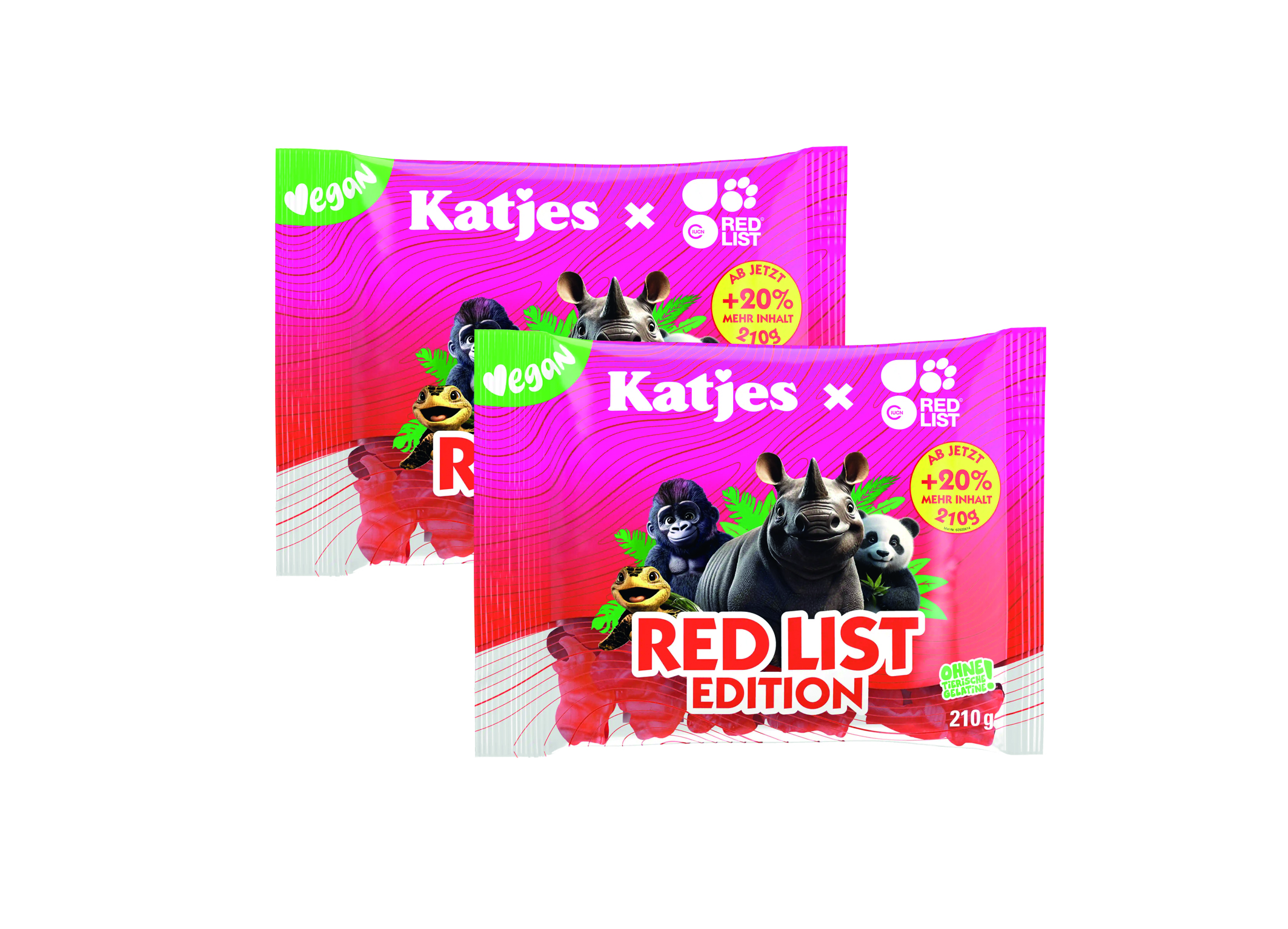 (Bild für) Katjes Red List Edition vegan 210g 20
