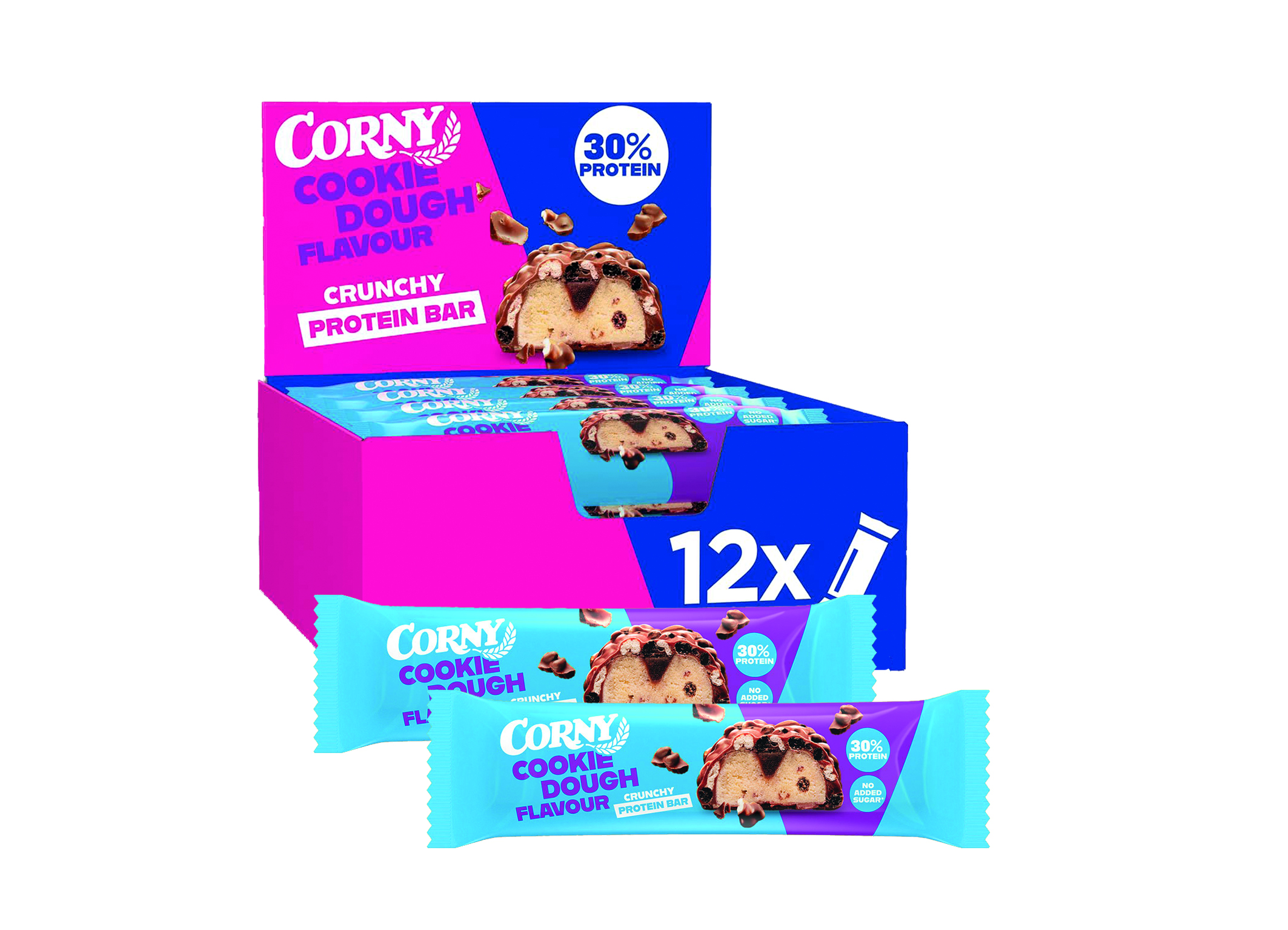 (Bild für) Corny Protein Crunchy Cookie 45g 12