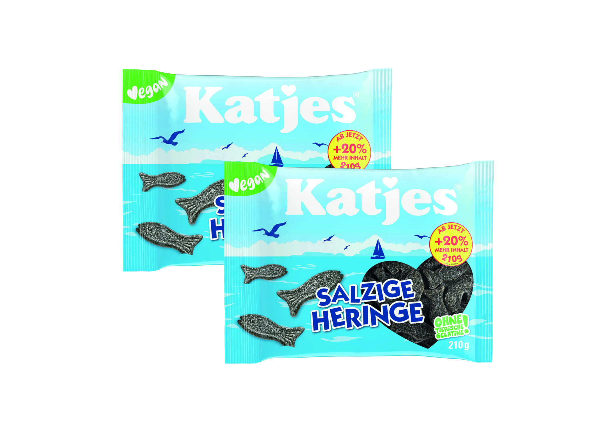 (Bild für) Katjes Salzige Heringe vegan 210g 18