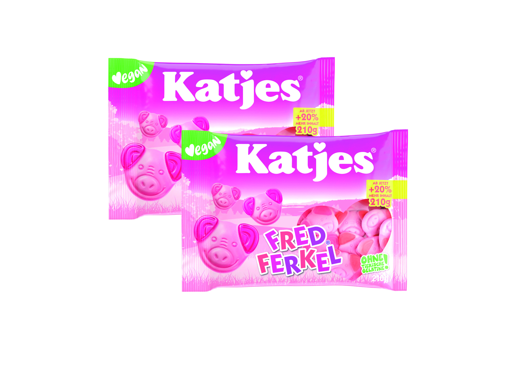 (Bild für) Katjes Fred Ferkel vegan 210g 16