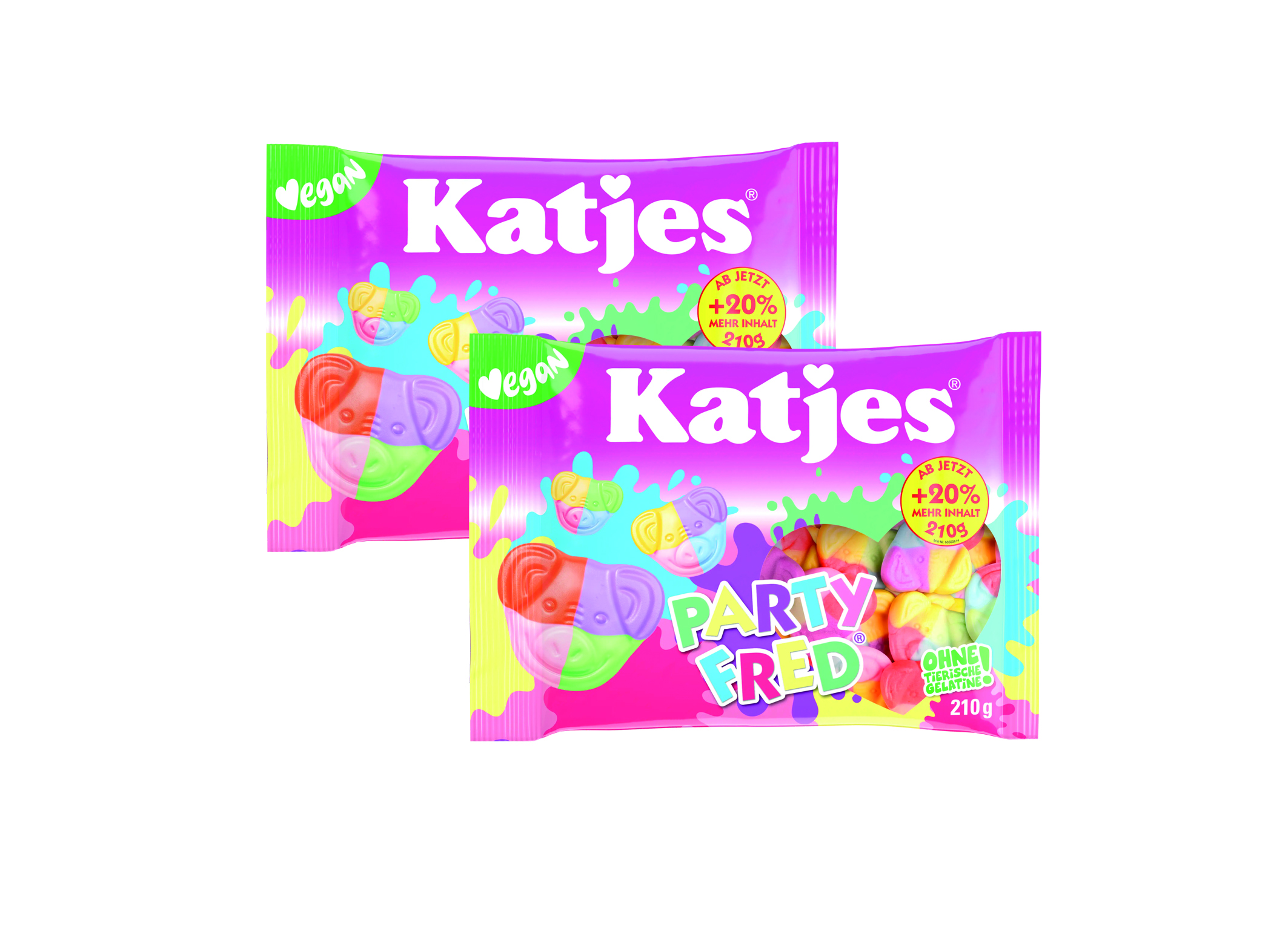 (Bild für) Katjes Party Fred vegan 210g 16