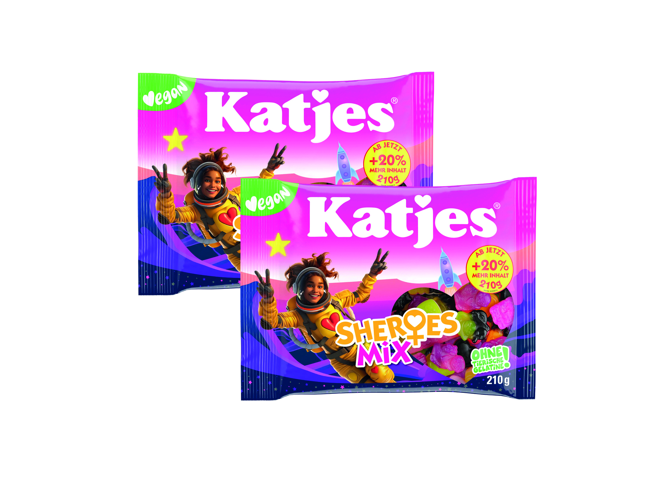 (Bild für) Katjes Sheroes Mix vegan 210g 16
