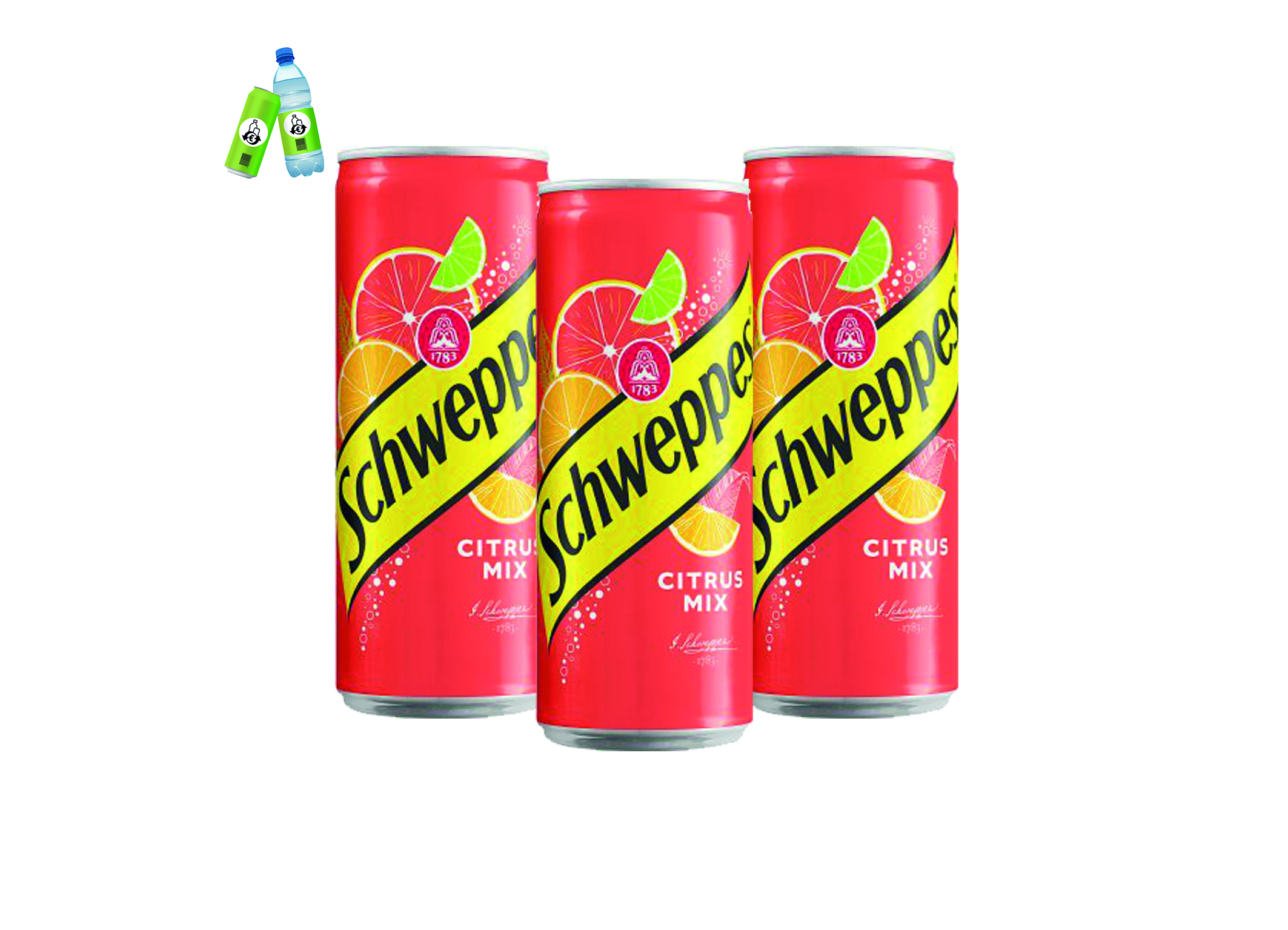 (Bild für) Schweppes Citrus Mix 0,33L DS EWP 24