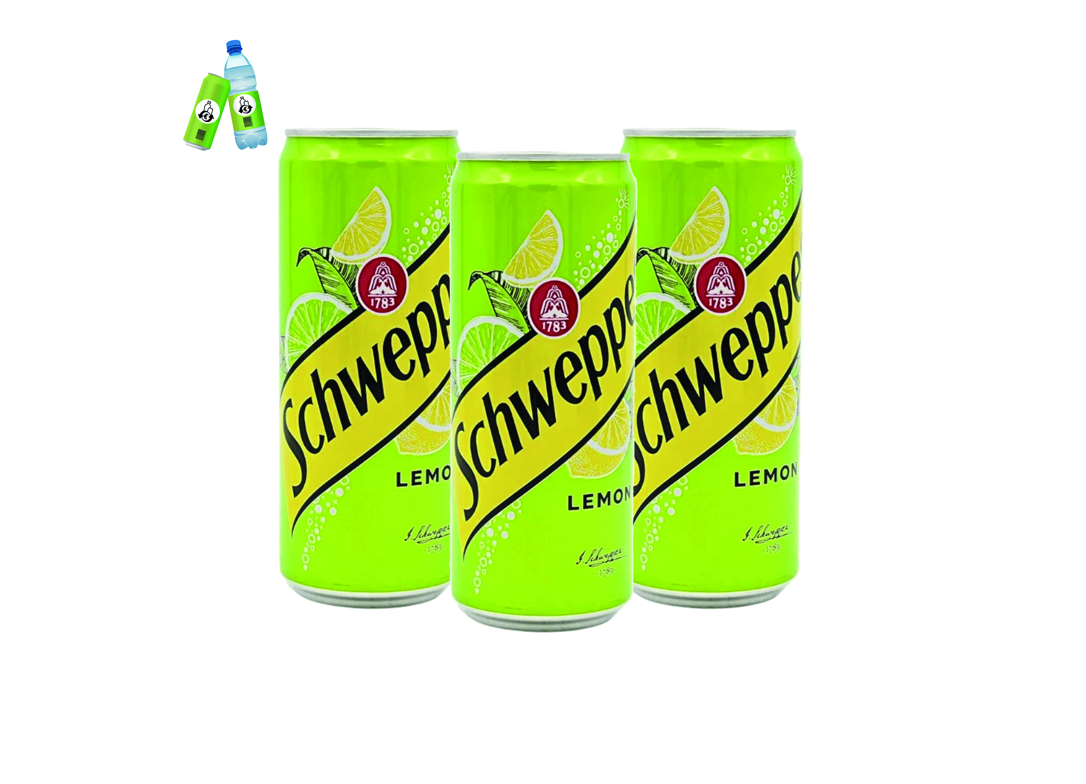 (Bild für) Schweppes Lemon 0,33L DS EWP 24