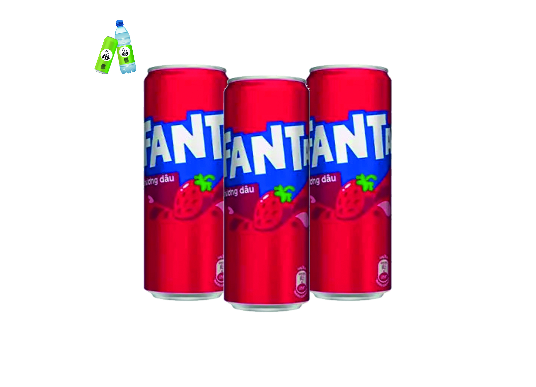 (Bild für) Fanta Strawberry Vietnam 0,32L DS EWP 32