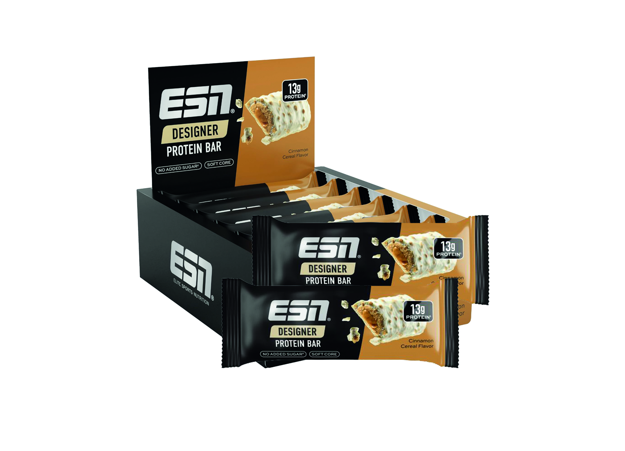 (Bild für) ESN Designer Protein Bar Cinnamon Cereal 45g 12