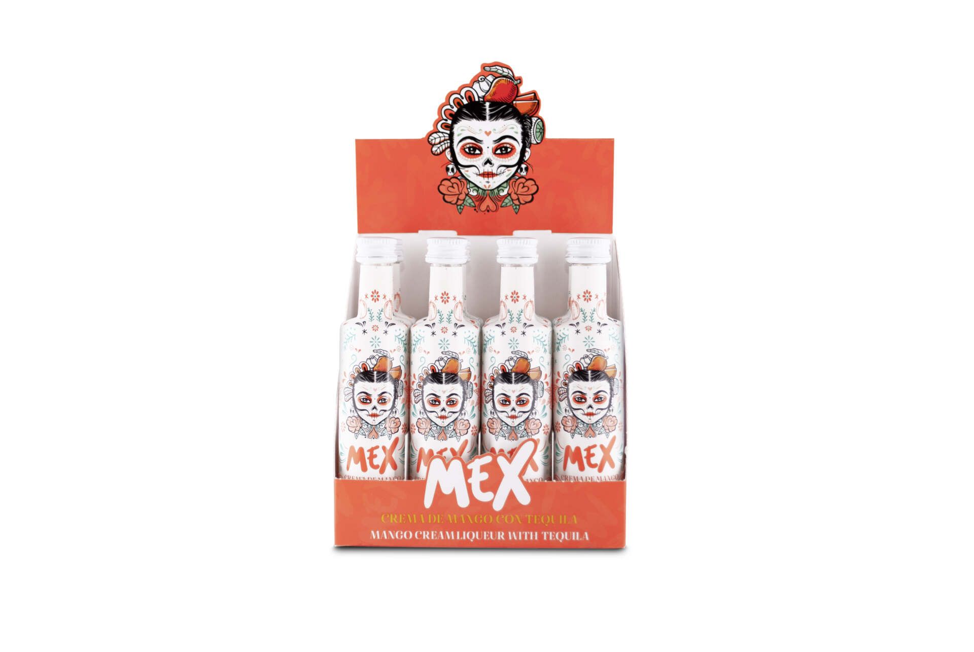 (Bild für) Mex Mango Tequila Cream Liqueur 0,05L 15% 12