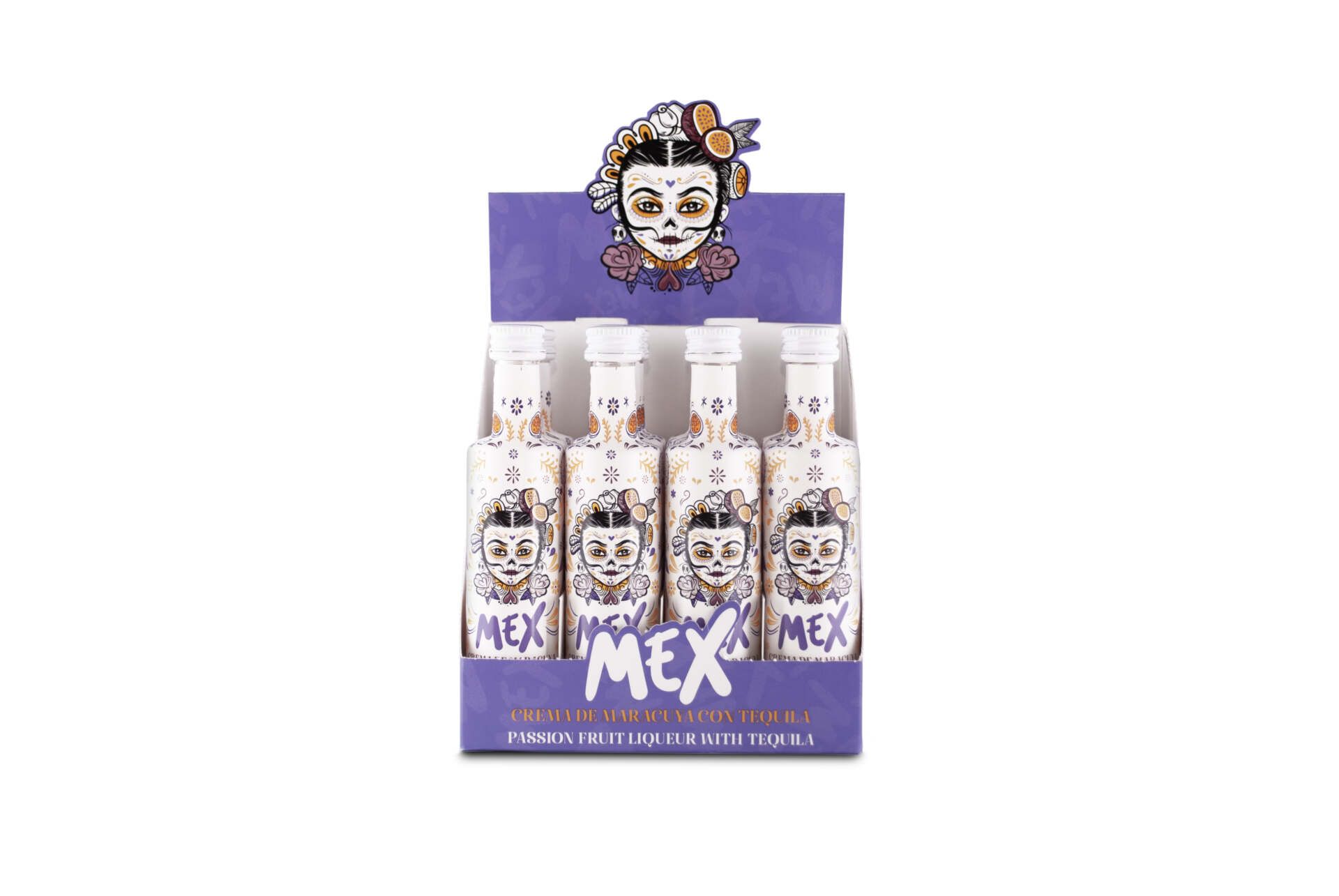 (Bild für) Mex Maracuja Tequila Cream Liqueur 0,05L 15% 12