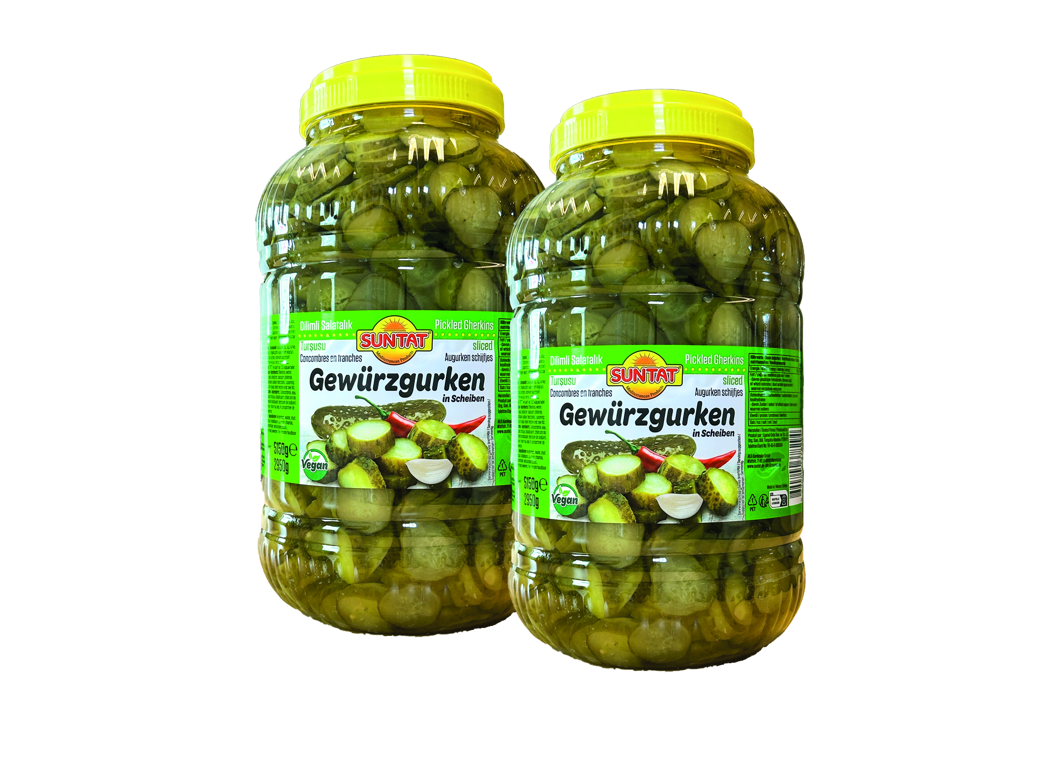 (Bild für) Suntat Gewürzgurken in Scheiben 5L PET 1