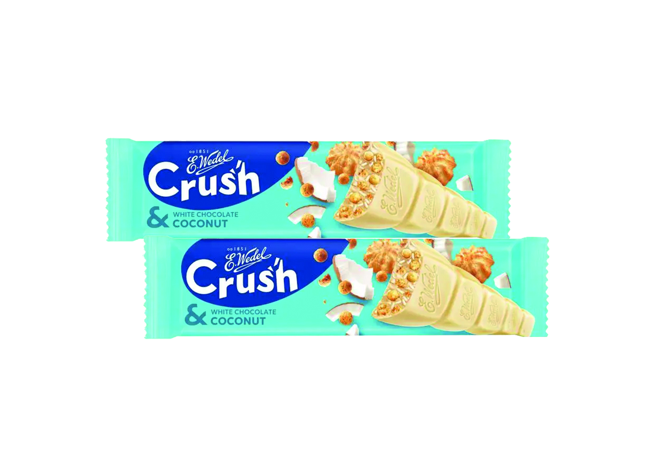 (Bild für) E.Wedel Crush White Chocolate & Coconut 25g 25
