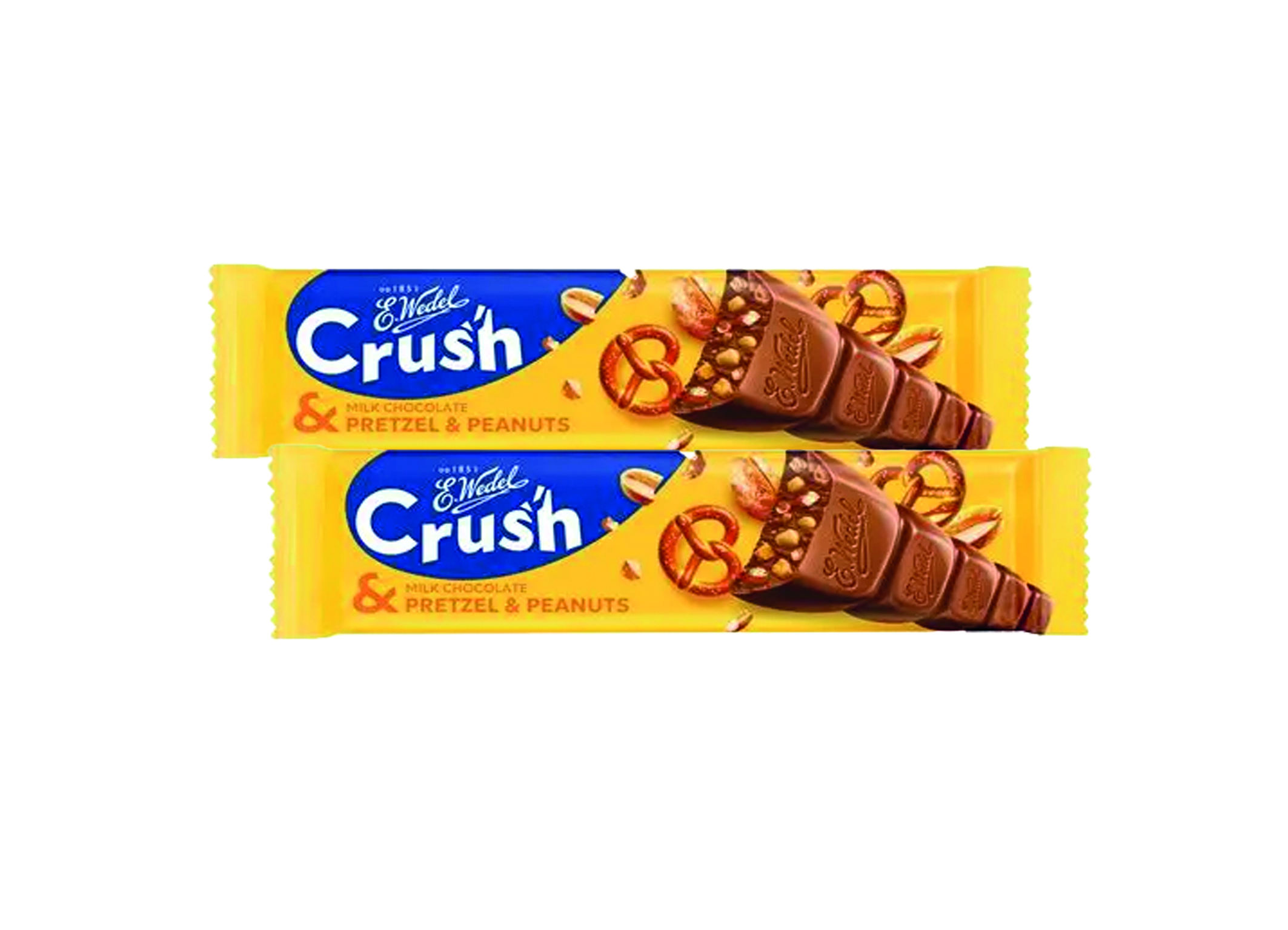 (Bild für) E.Wedel Crush Milk Chocolate & Pretzel Peanuts 25g 25