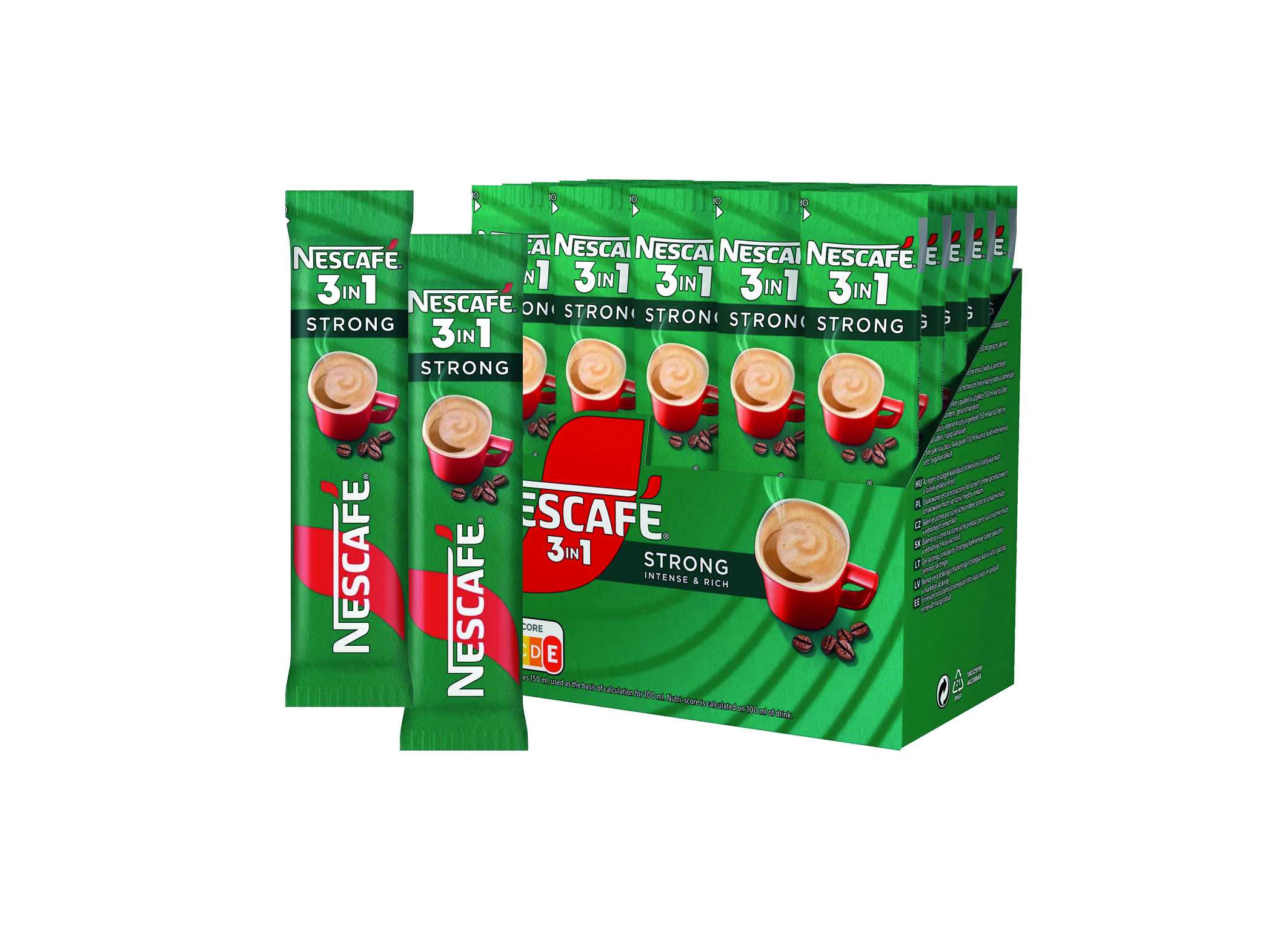 (Bild für) Nescafé 3in1 Strong Intensive & Rich Beutel 10x16g 18