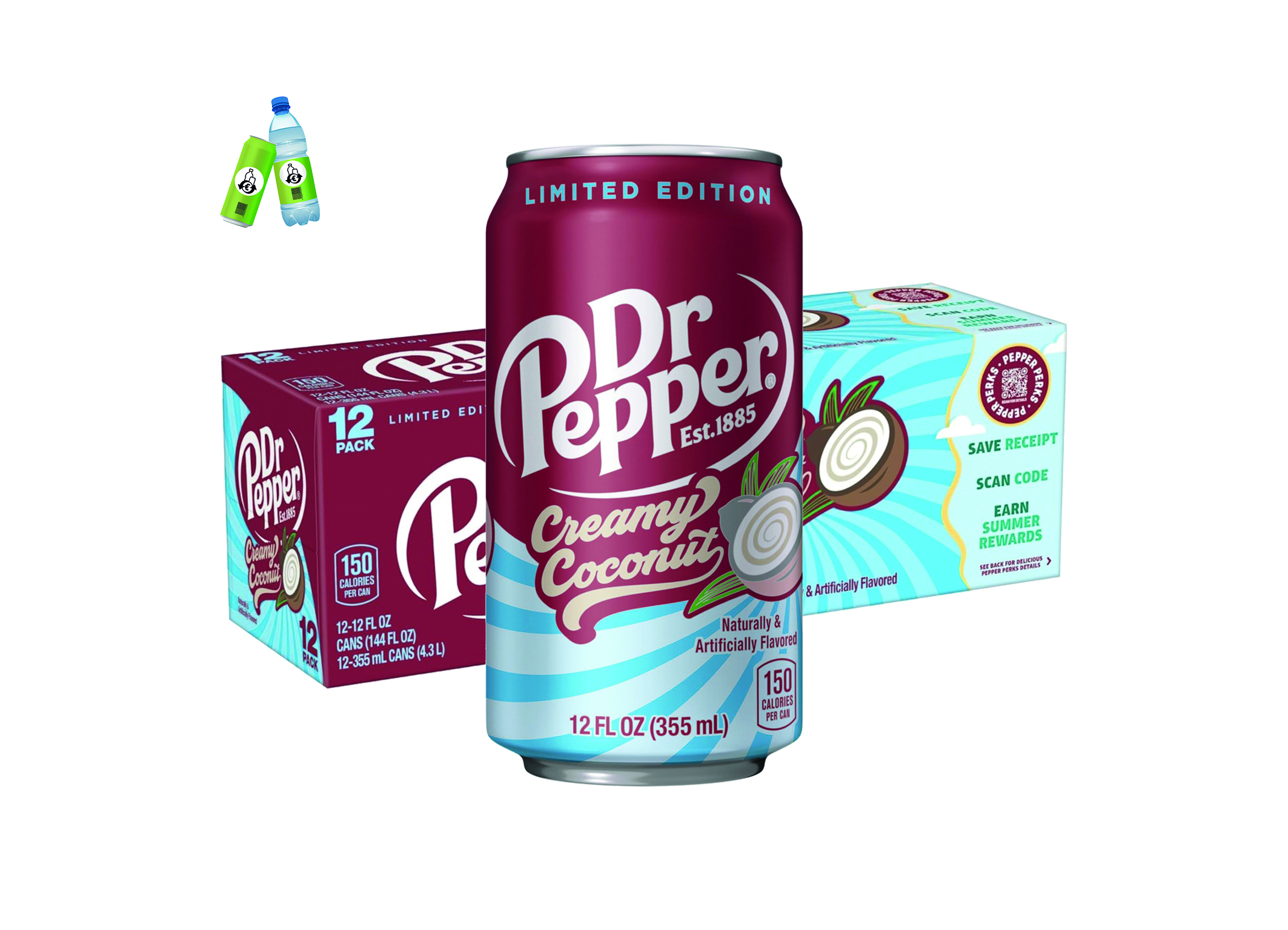 (Bild für) Dr Pepper Creamy Coconut USA 0,355L DS EWP 12