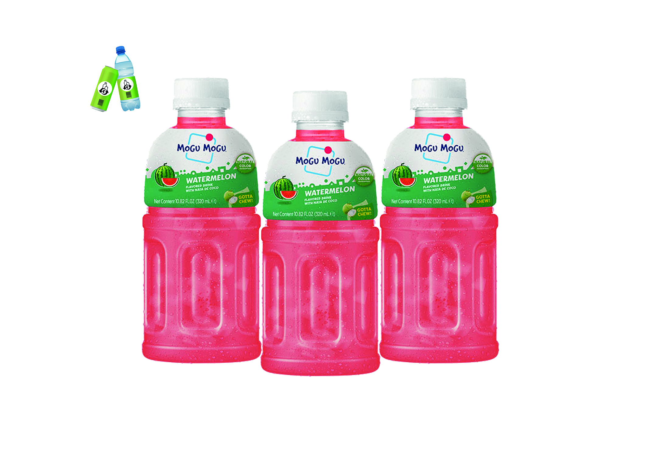 (Bild für) Mogu Mogu Watermelon 0,32L PET EWP 24