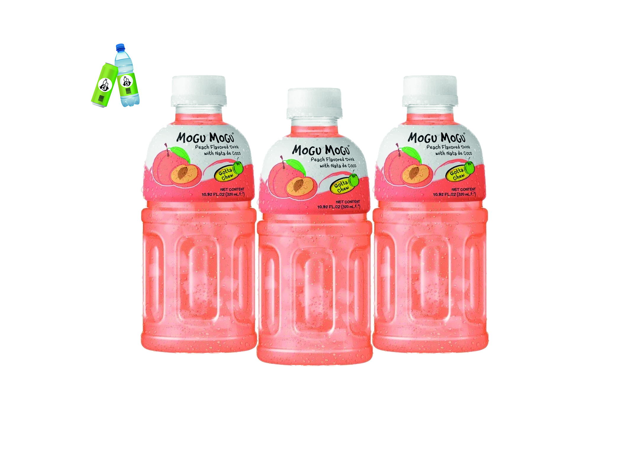 (Bild für) Mogu Mogu Peach 0,32L PET EWP 24