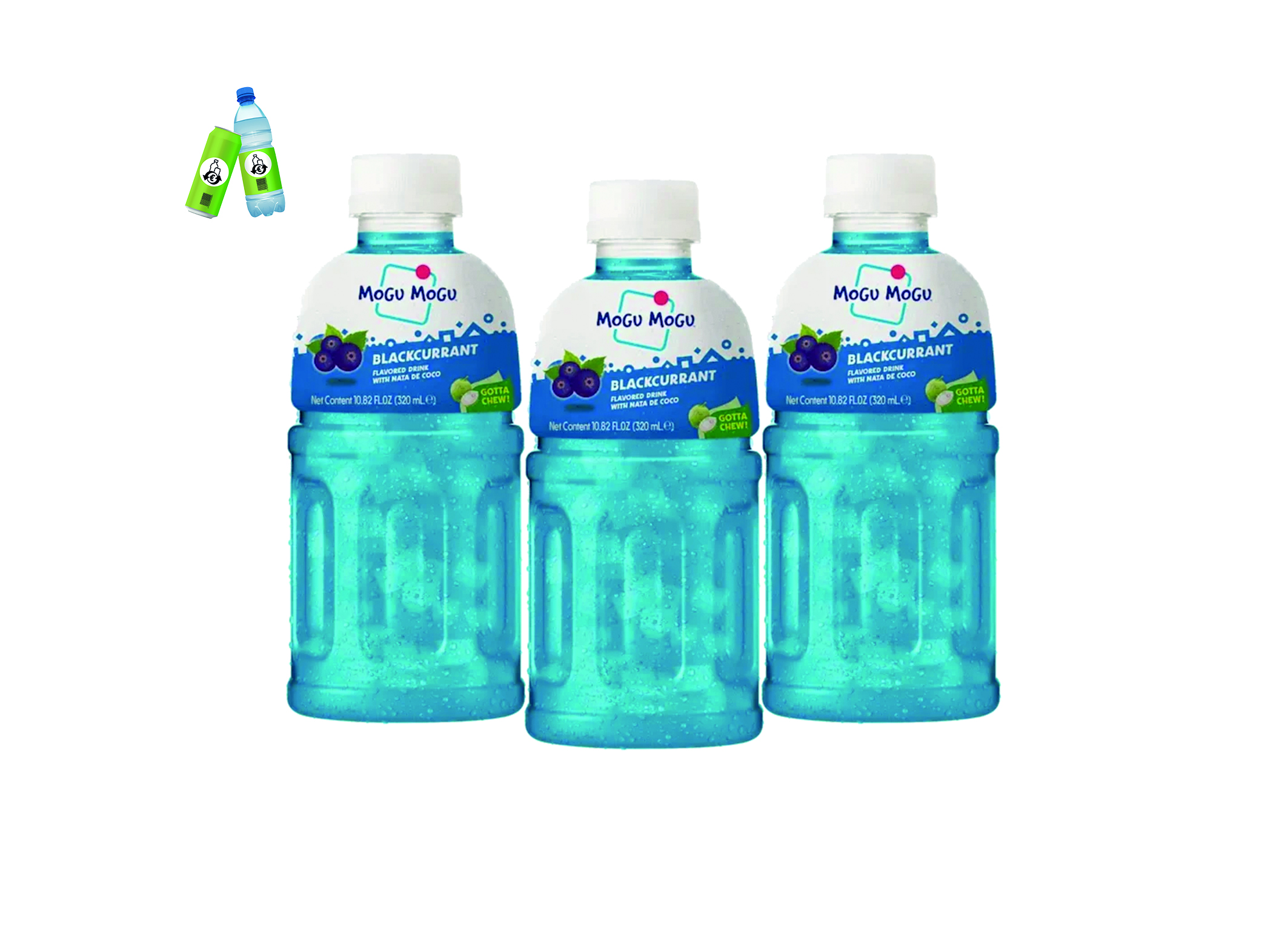 (Bild für) Mogu Mogu Blackcurrant 0,32L PET EWP 24