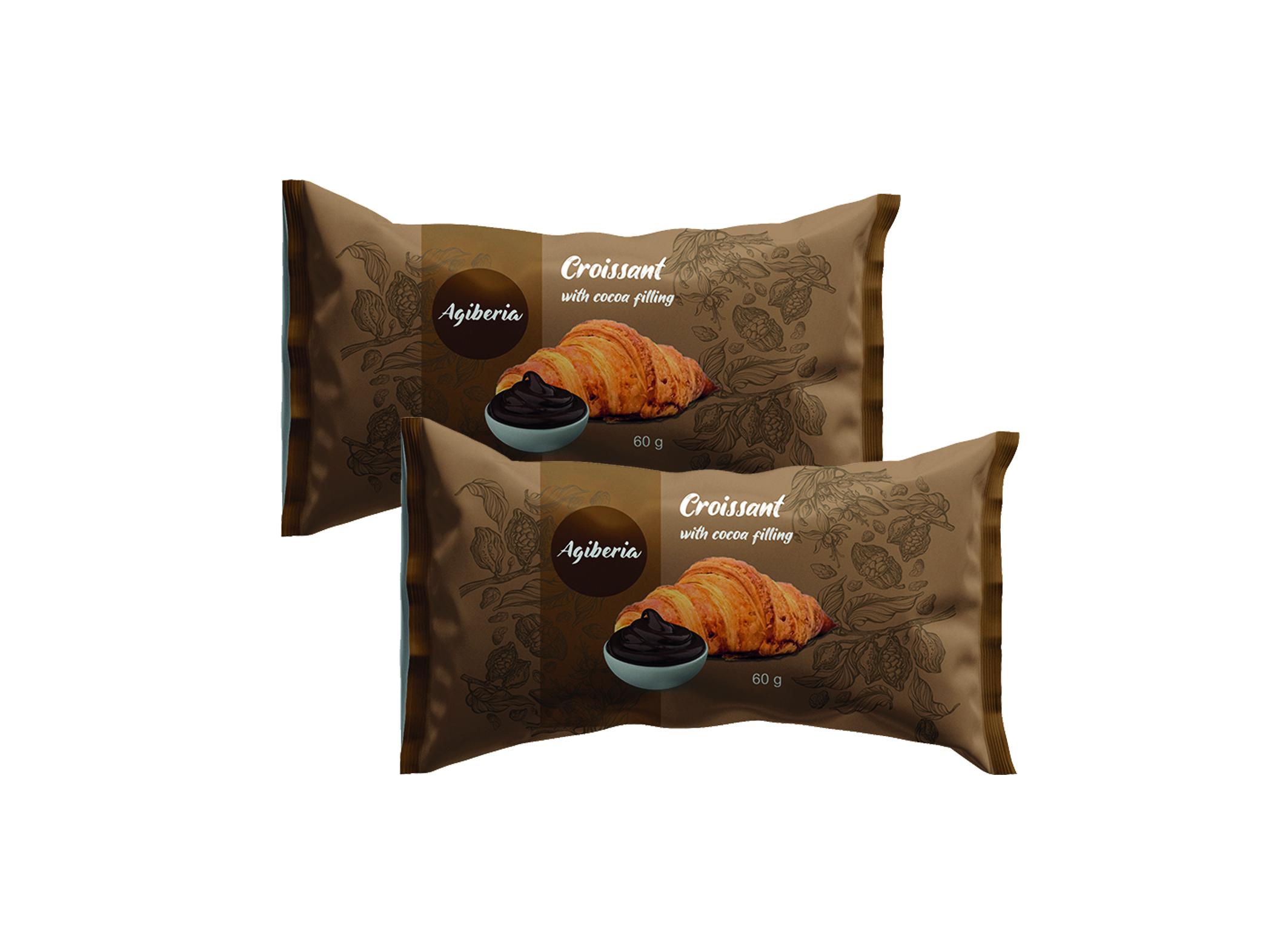 (Bild für) Agiberia Croissant Cocoa 60g 30
