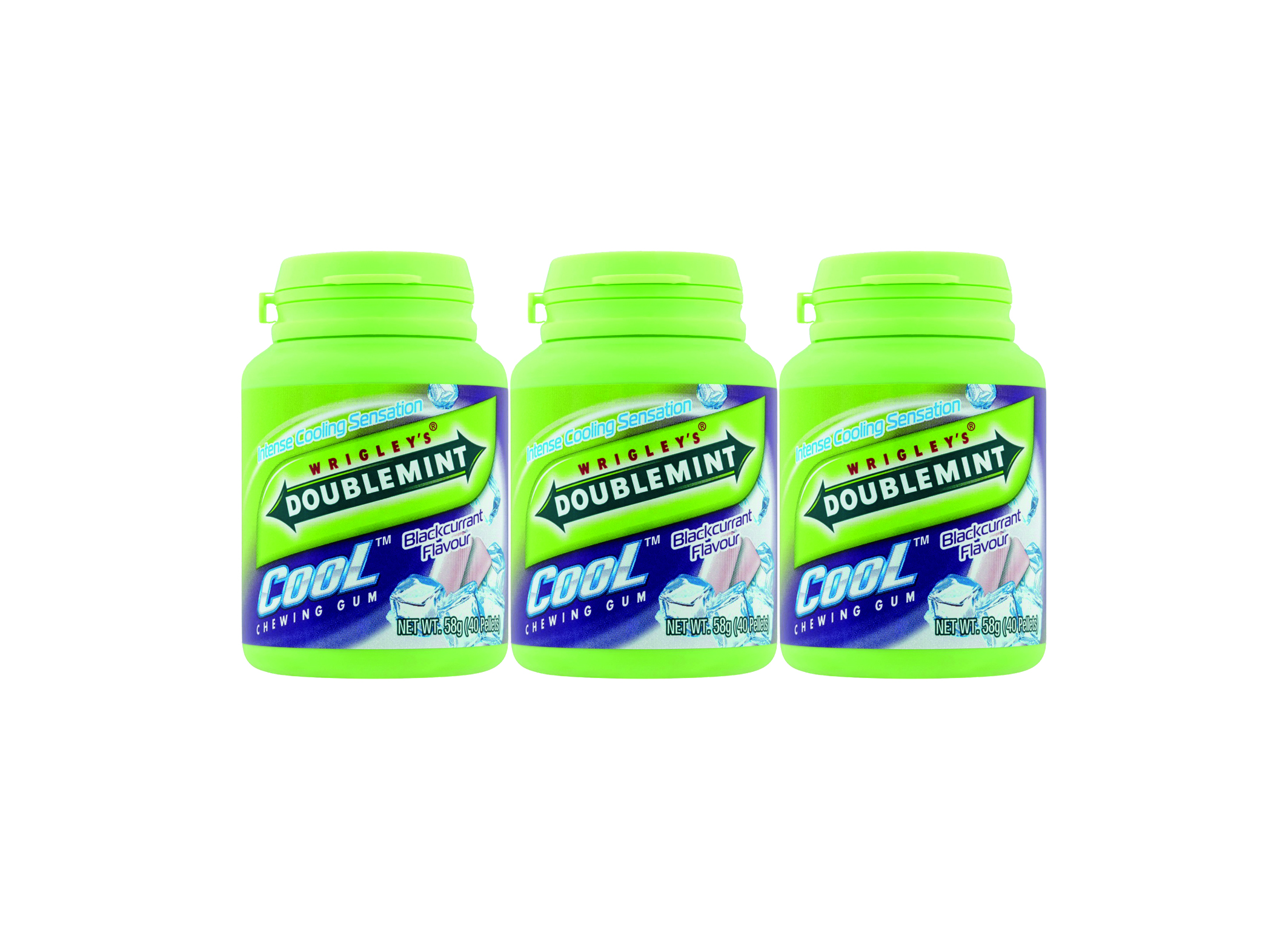 (Bild für) Wrigleys Doublemint Blackcurrant Bottle 58,4g 6