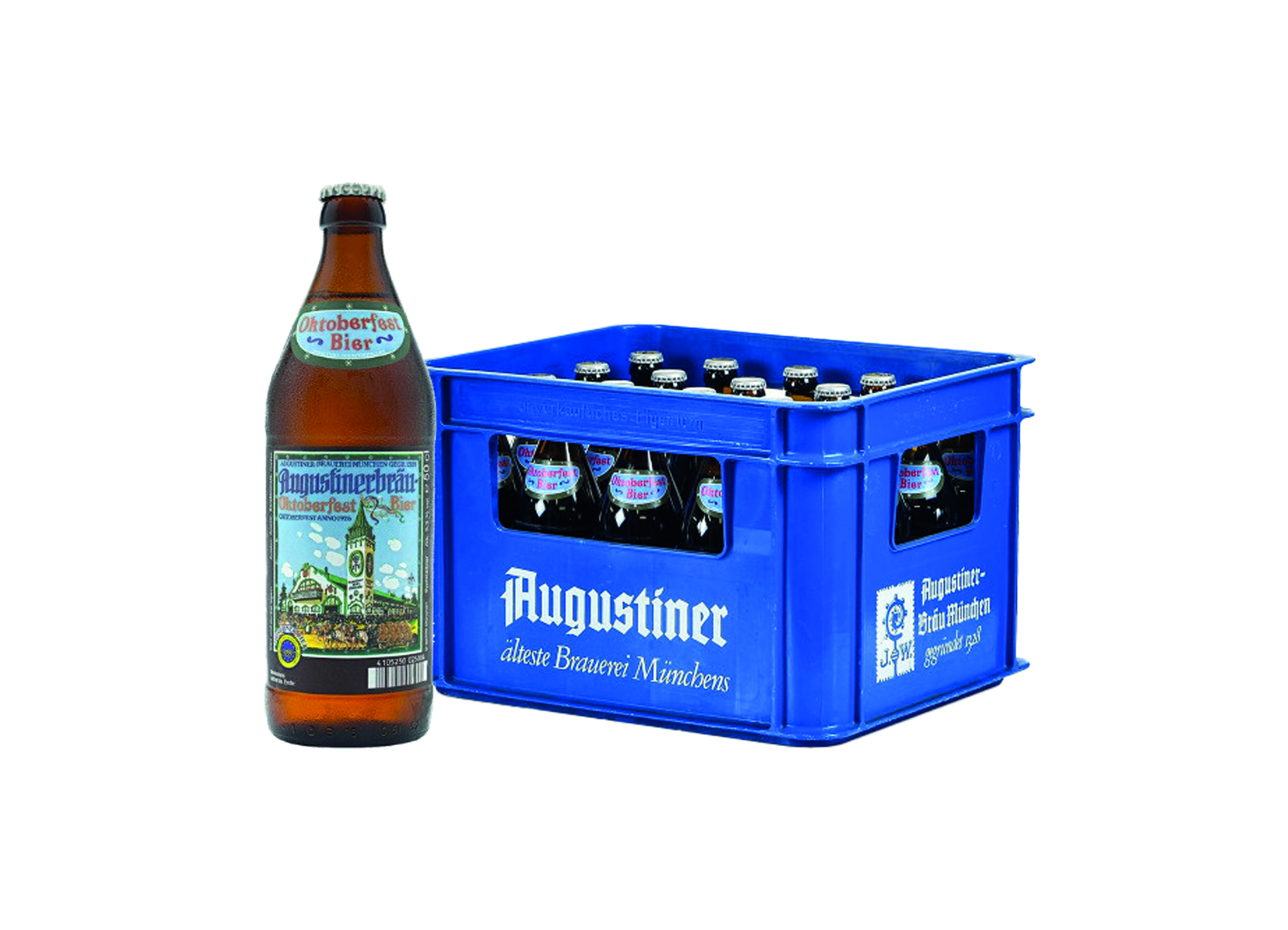 (Bild für) Augustiner Oktoberfest Bier 0,5L FL MW 20