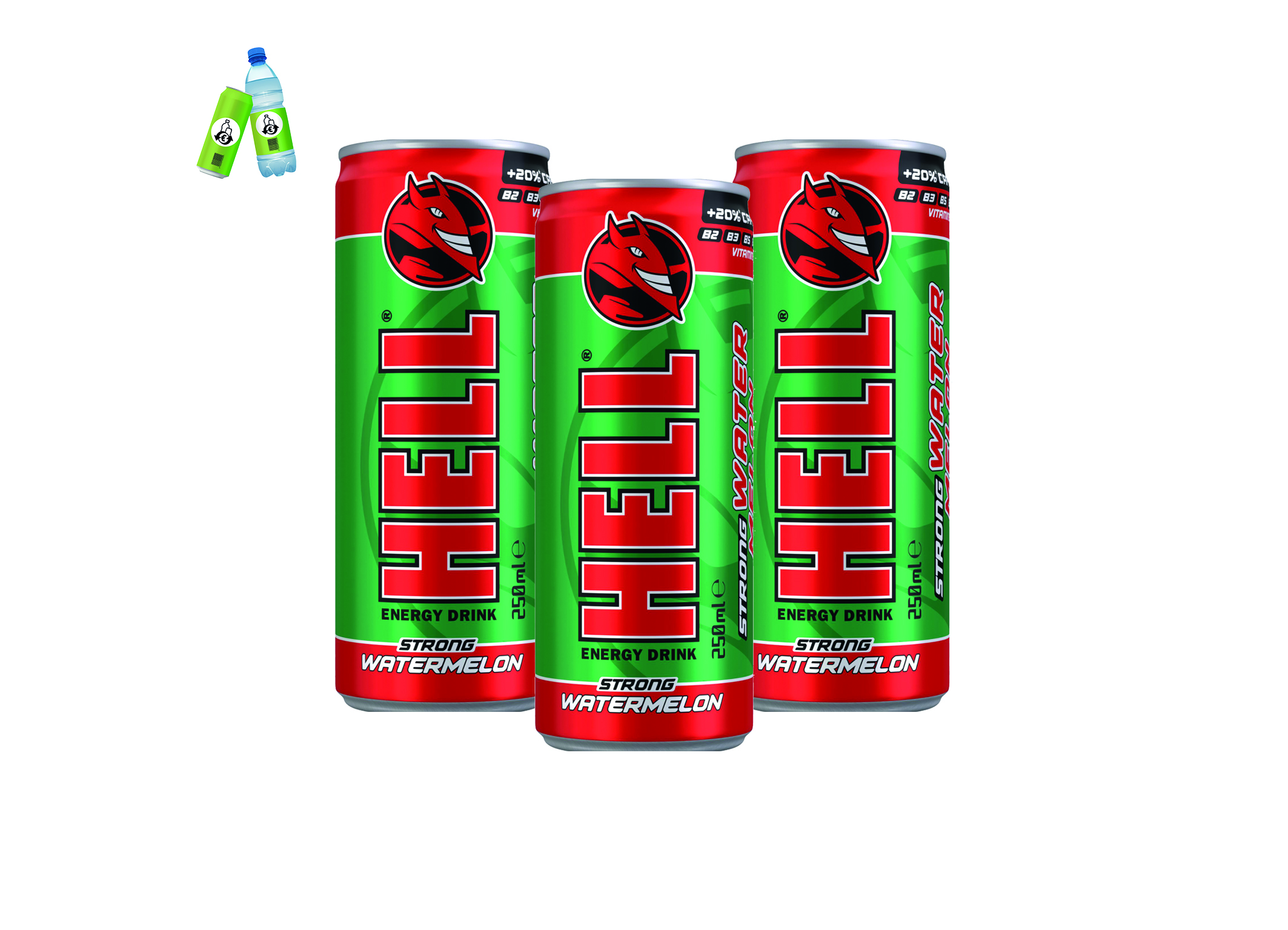 (Bild für) Hell Energy Watermelon 0,25L DS EWP 24