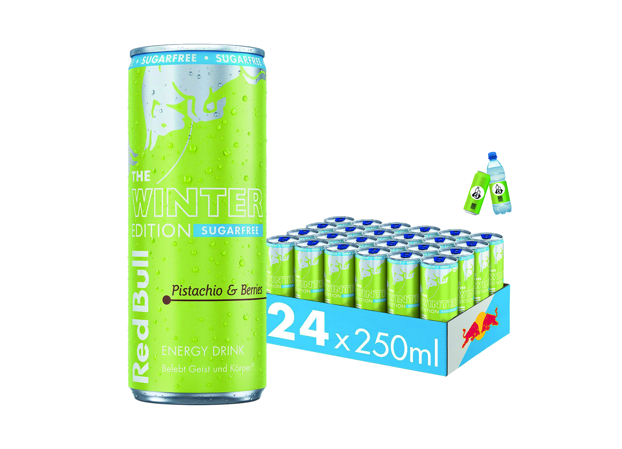 (Bild für) Red Bull Sugarfree Winter Edition Pistachio & Berries 0,25L DS E