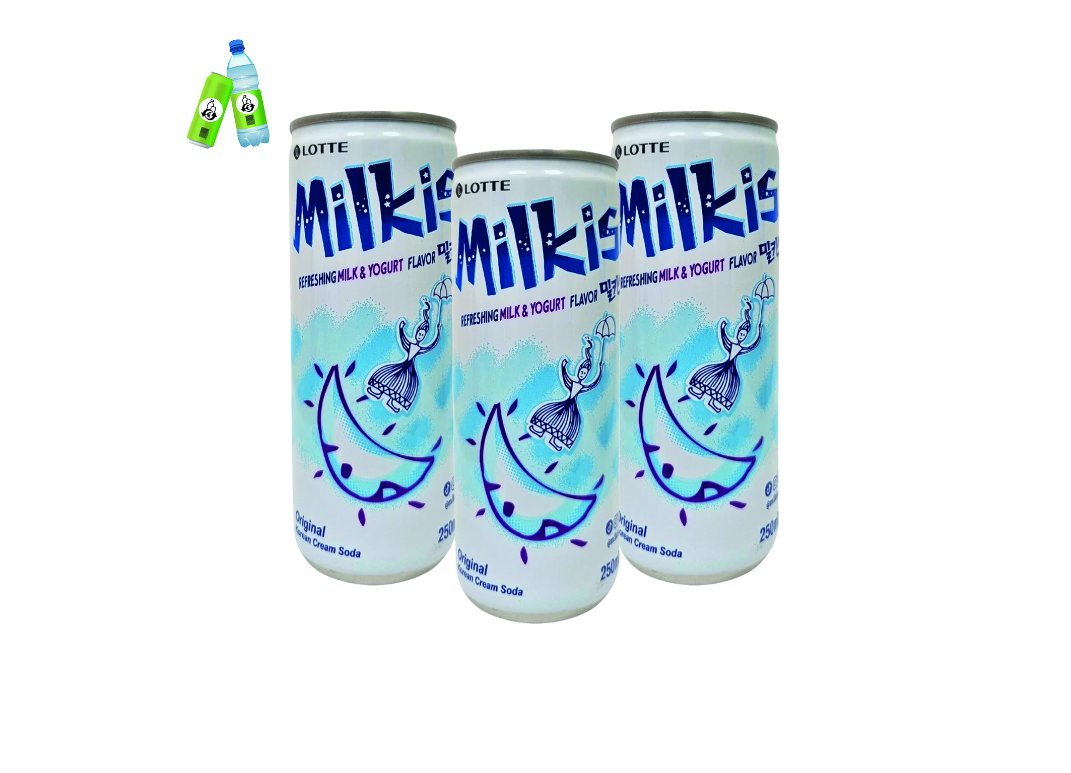 (Bild für) Lotte Milkis Refreshing Milk & Yogurt 0,25L DS EWP 30