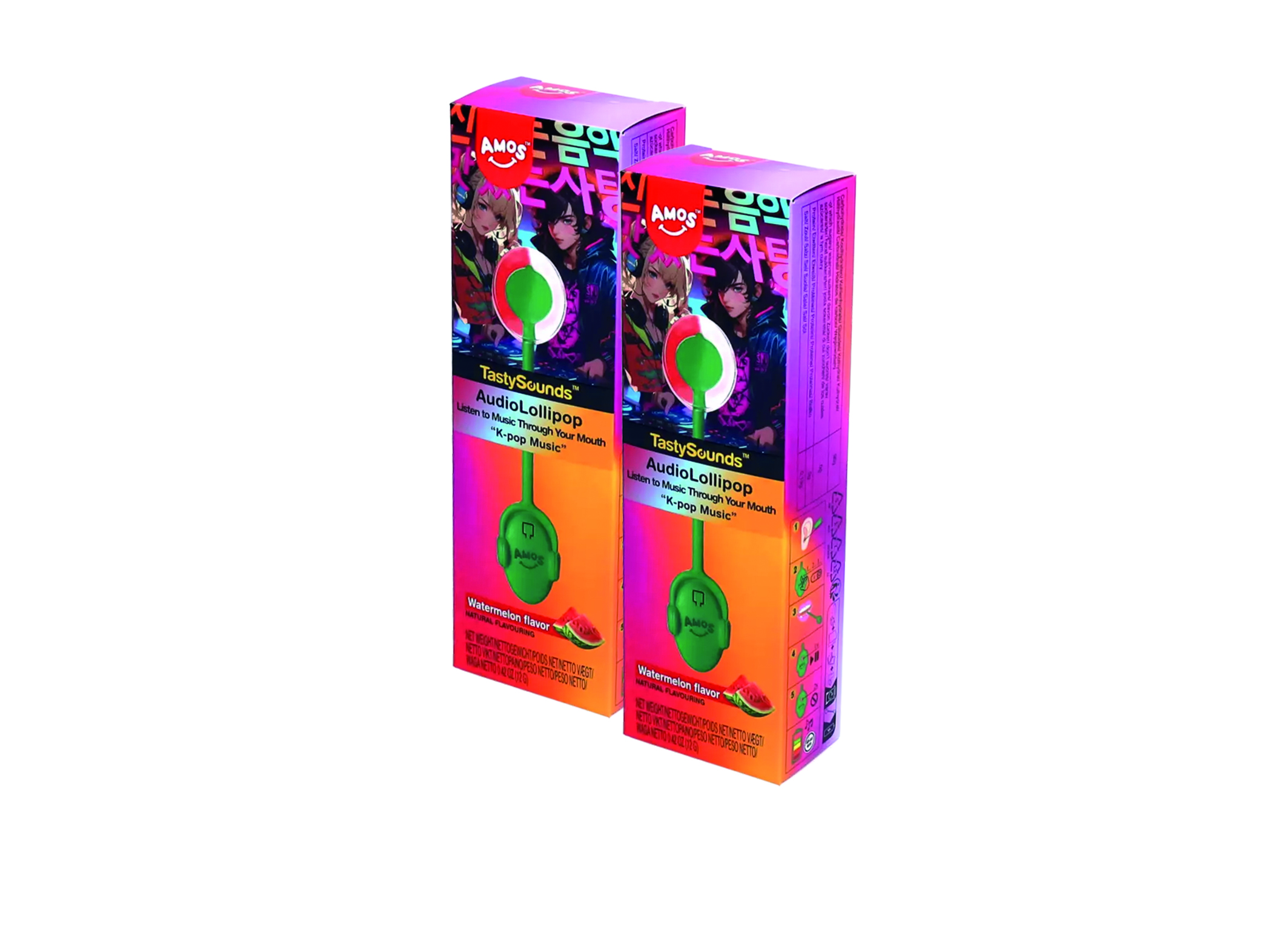 (Bild für) Tasty Sounds Music Lollipop Watermelon K-Pop 12g 24