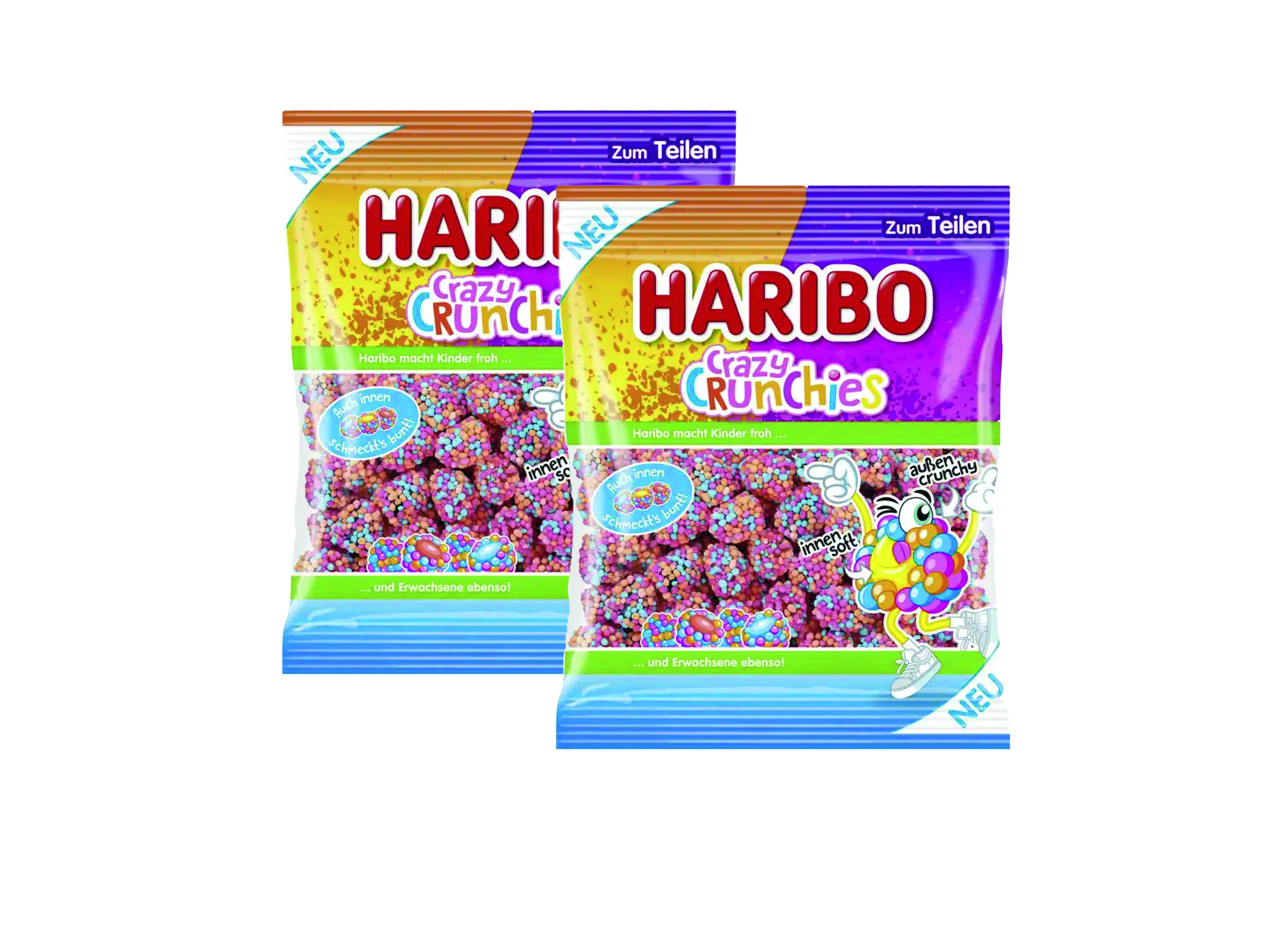 (Bild für) Haribo Crazy Crunchies 160g 21