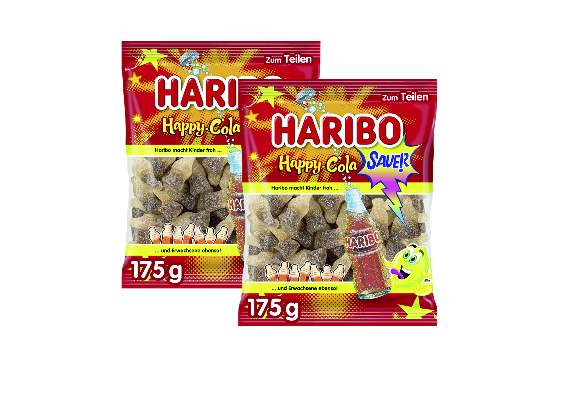 (Bild für) Haribo Happy Cola Sauer 175g 18