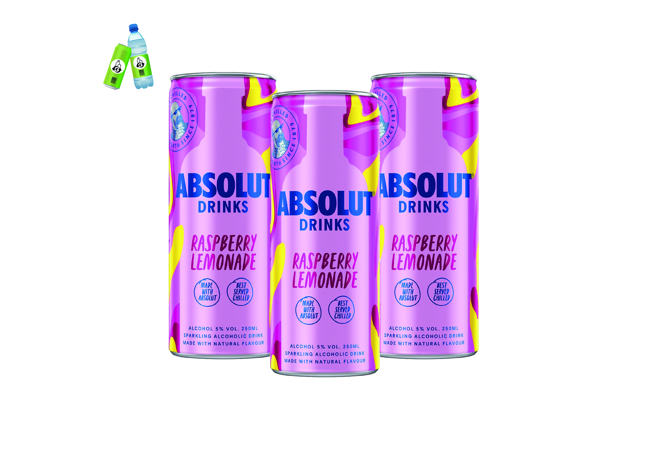(Bild für) Absolut Raspberry Lemonade 0,25L DS EWP 12