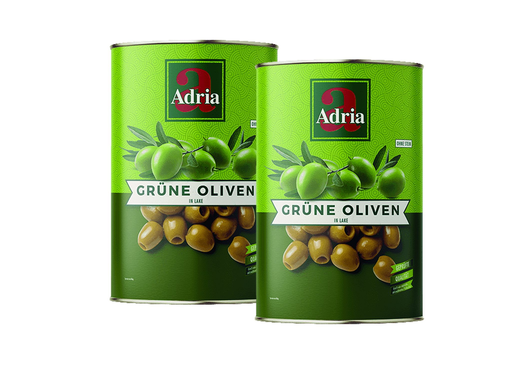 (Bild für) Adria Grüne Oliven ohne Stein 4250ml 3